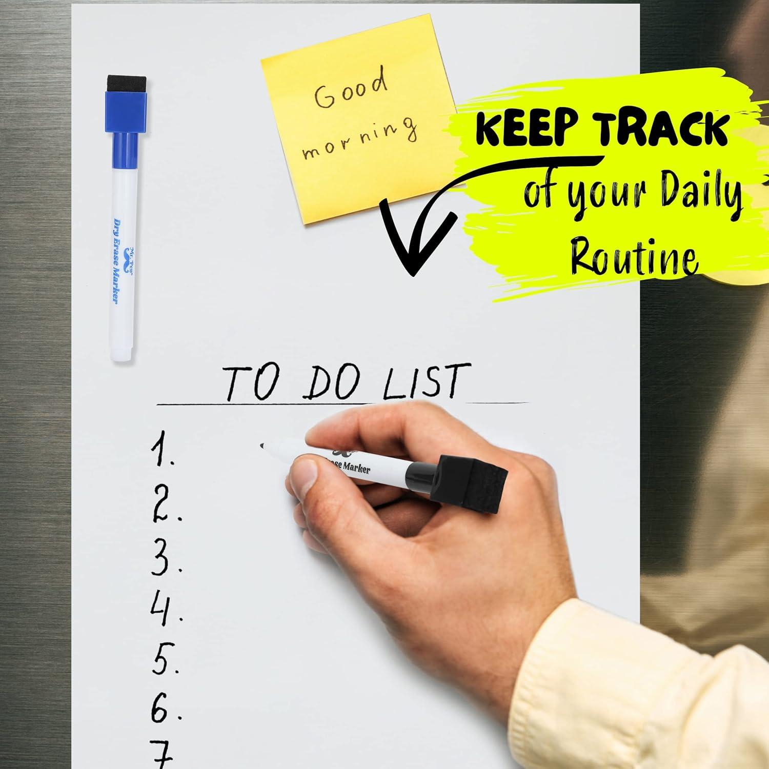 Pizarra Blanca Magnética Pequeña Mr. Pen 30.48x21.08 cm