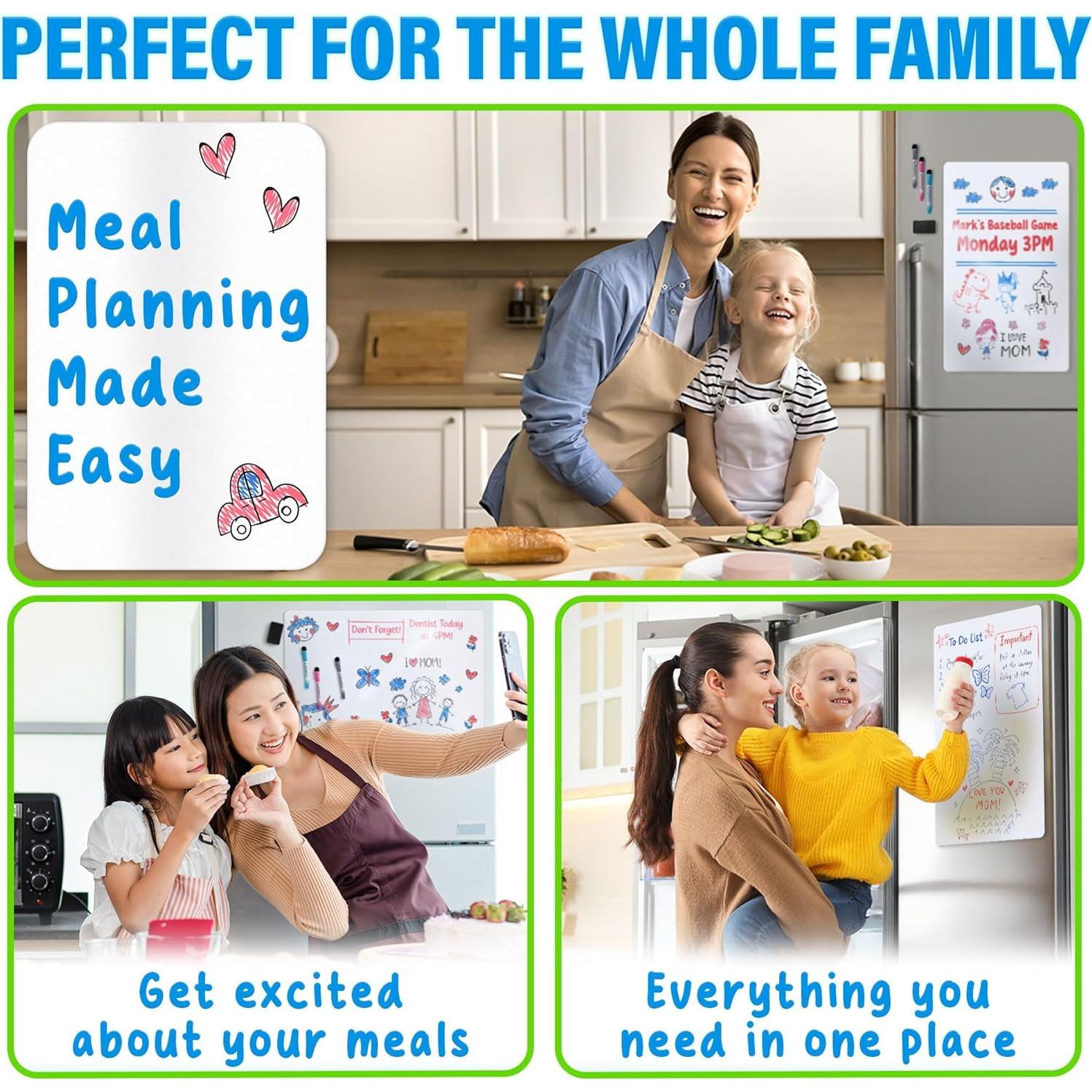 Pizarra Blanca Magnética Yes4Quality 63.5x40.6 cm con Marcadores