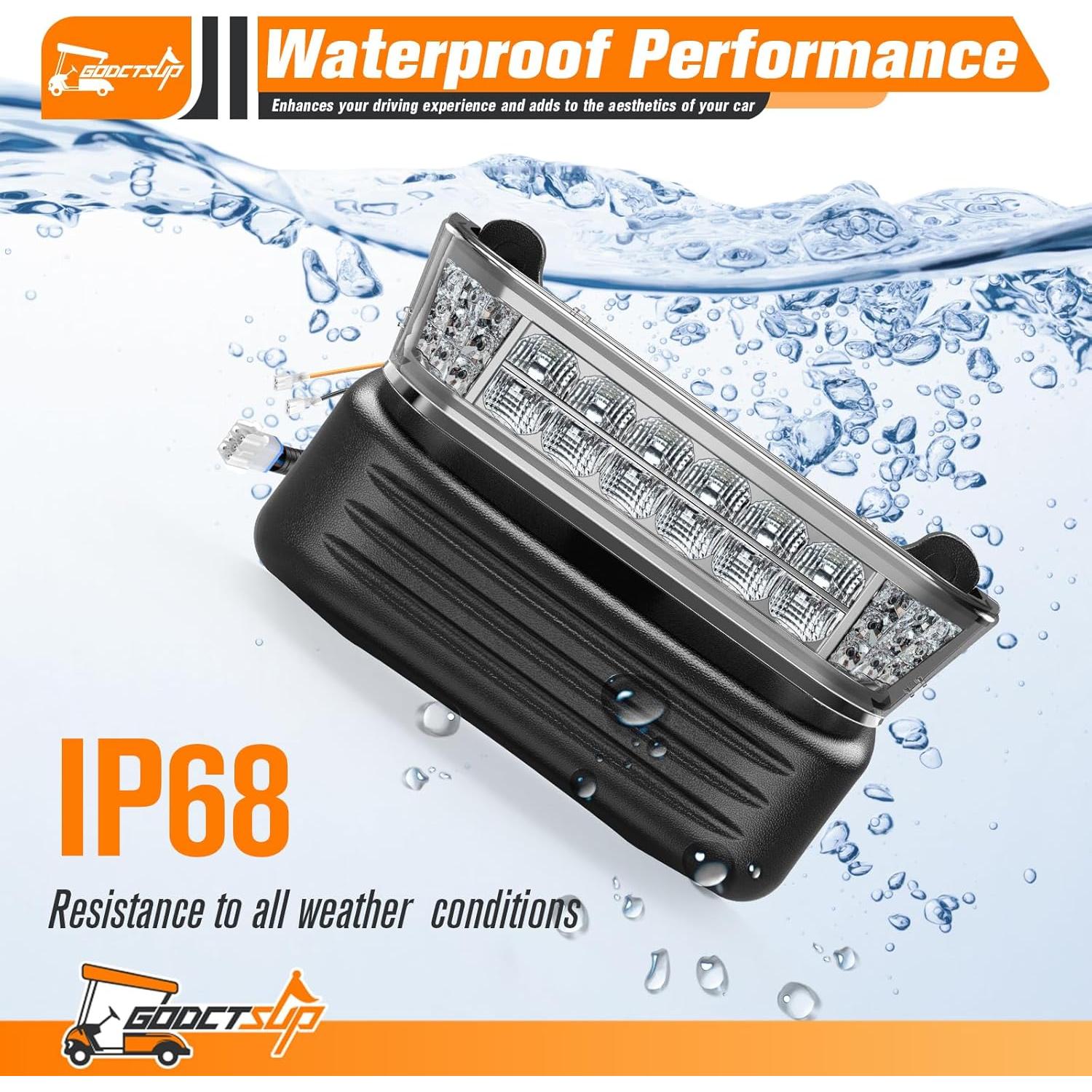 Faro LED Club Car Precedent 2004+ con Parachoques 12V