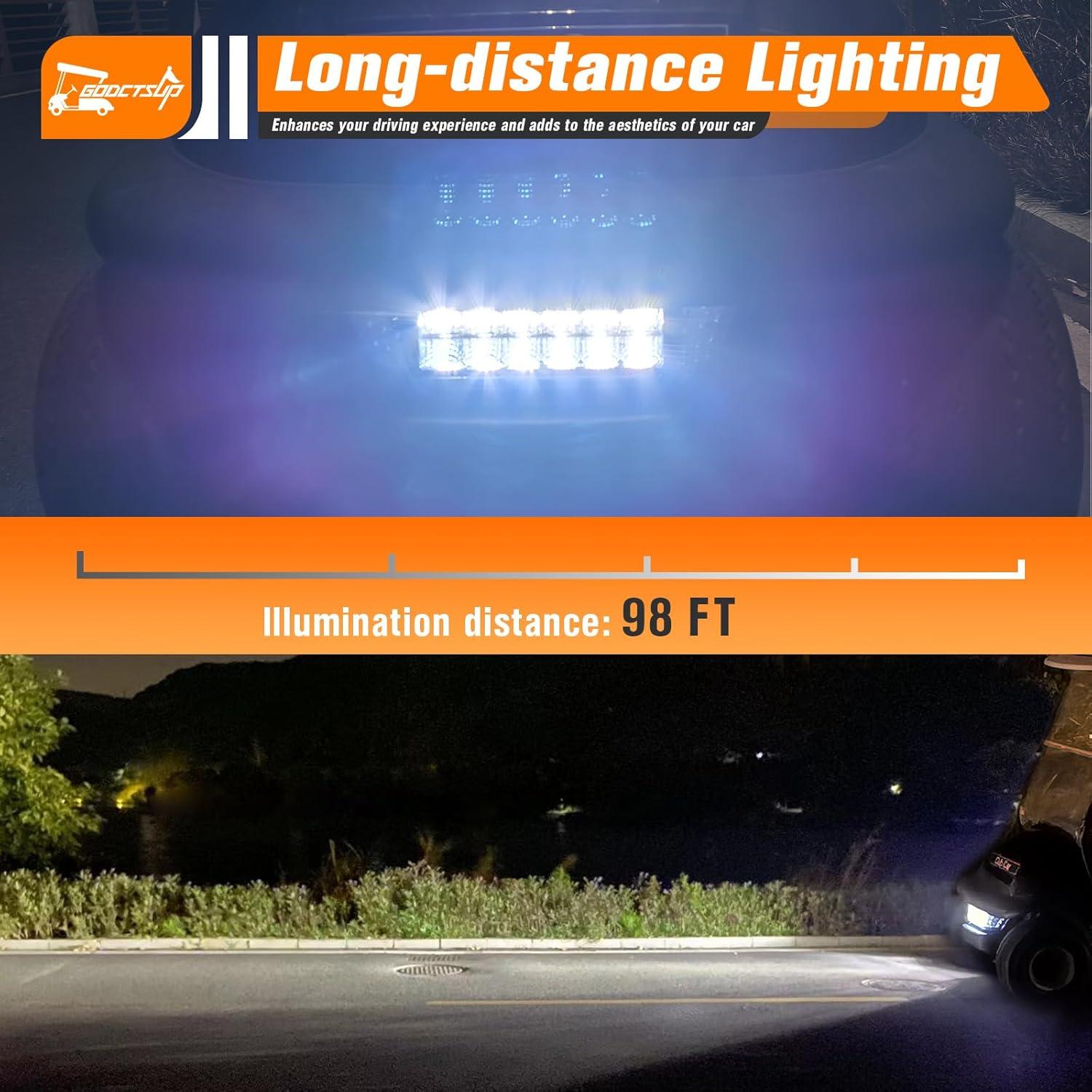 Faro LED Club Car Precedent 2004+ con Parachoques 12V