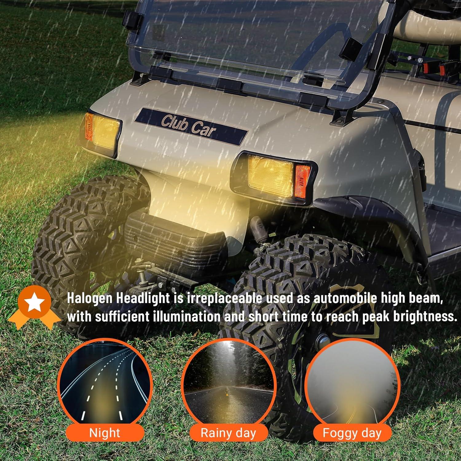 Faros Halógenos Drive-up para Club Car DS 1993+ 12V