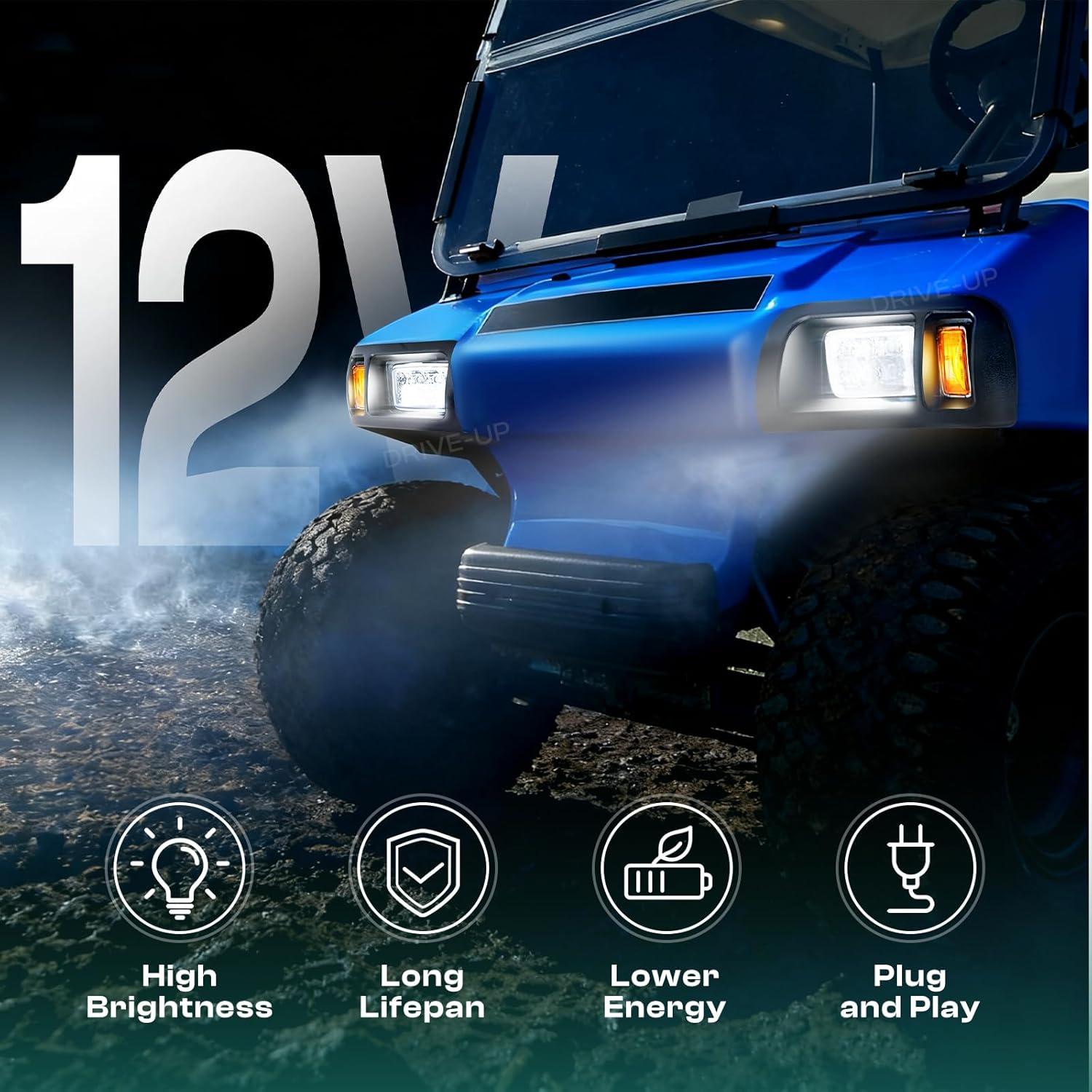 Kit de Faros LED Drive-up para Club Car DS 1993+ 12V