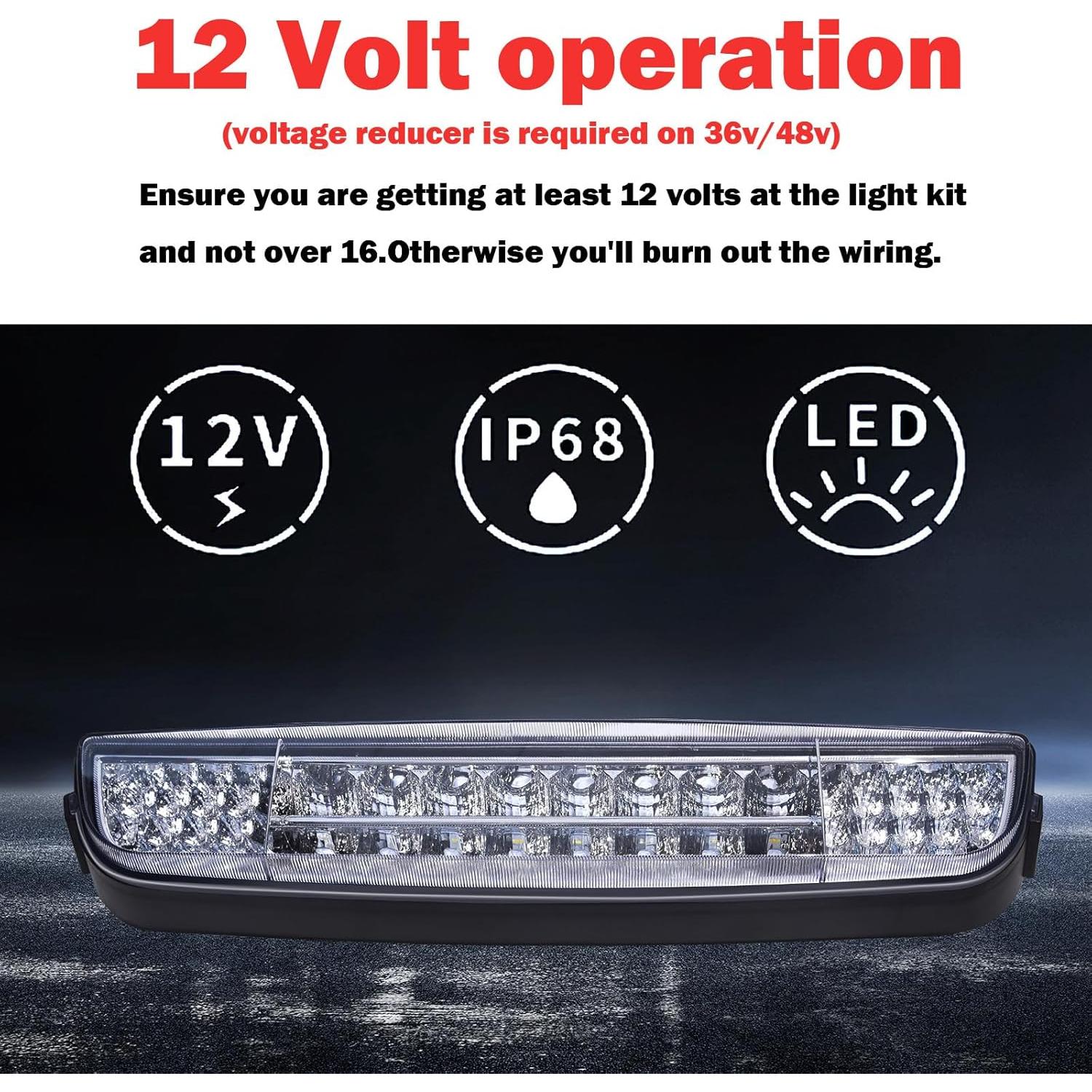 Barra de Faros LED Orle Oko para Carrito Golf EZGO TXT 1996-2013