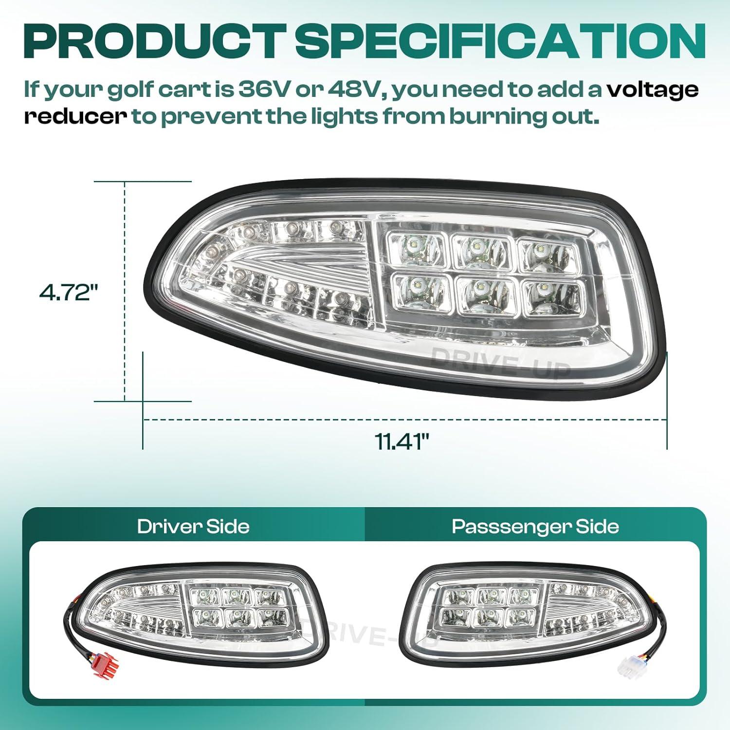 Kit de Faros LED Drive-up para Carritos de Golf EZGO RXV 2008-2015