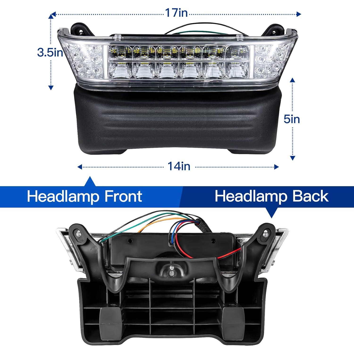 Kit de Faros LED WEKANI para Golf Cart Club Car Precedent 2004-UP