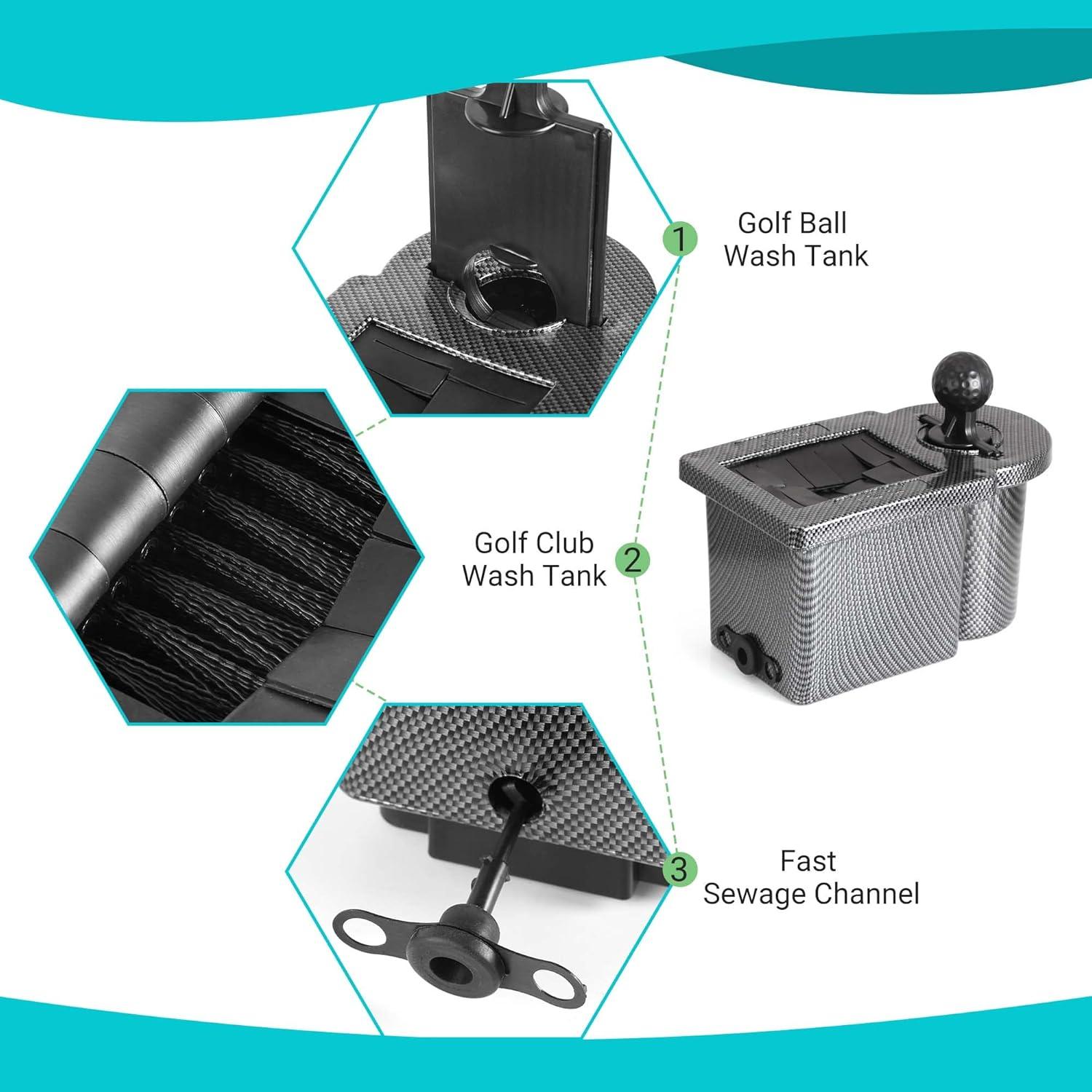 Kit de Lavado de Pelotas y Palos de Golf 10L0L - Portátil y Ecológico