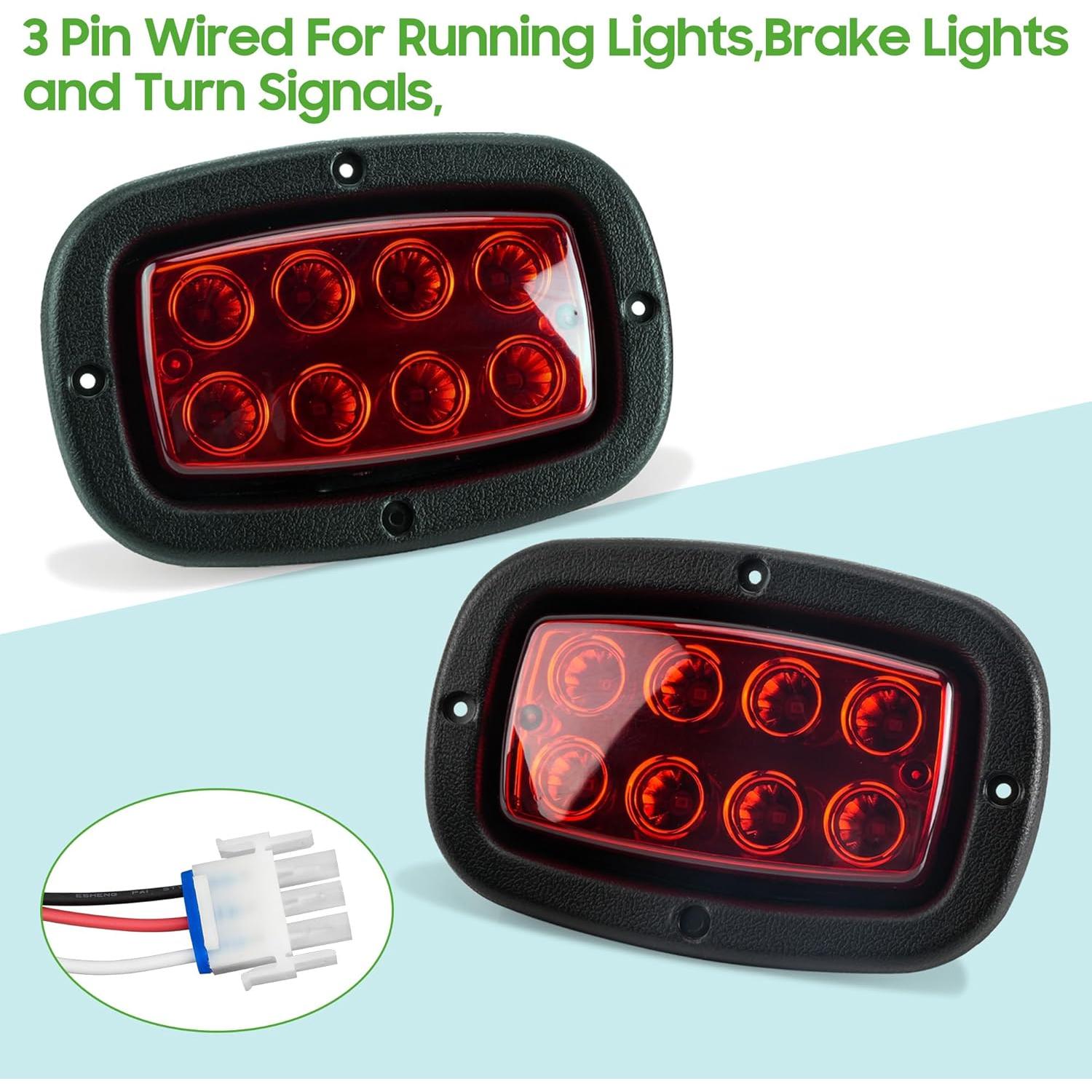 Kit de Luz Trasera 10L0L para Carrito de Golf Yamaha y Club Car