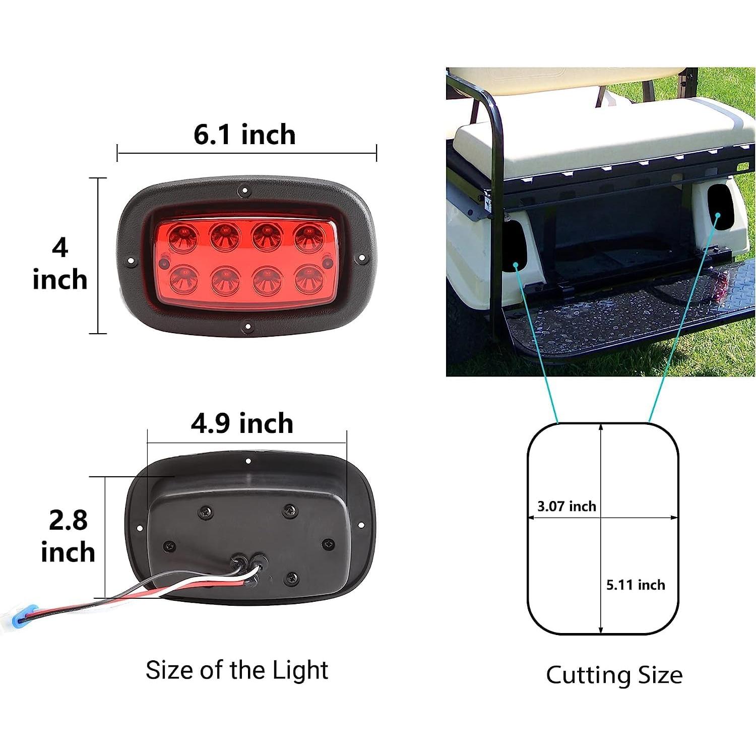 Kit de Luz Trasera 10L0L para Carrito de Golf Yamaha y Club Car