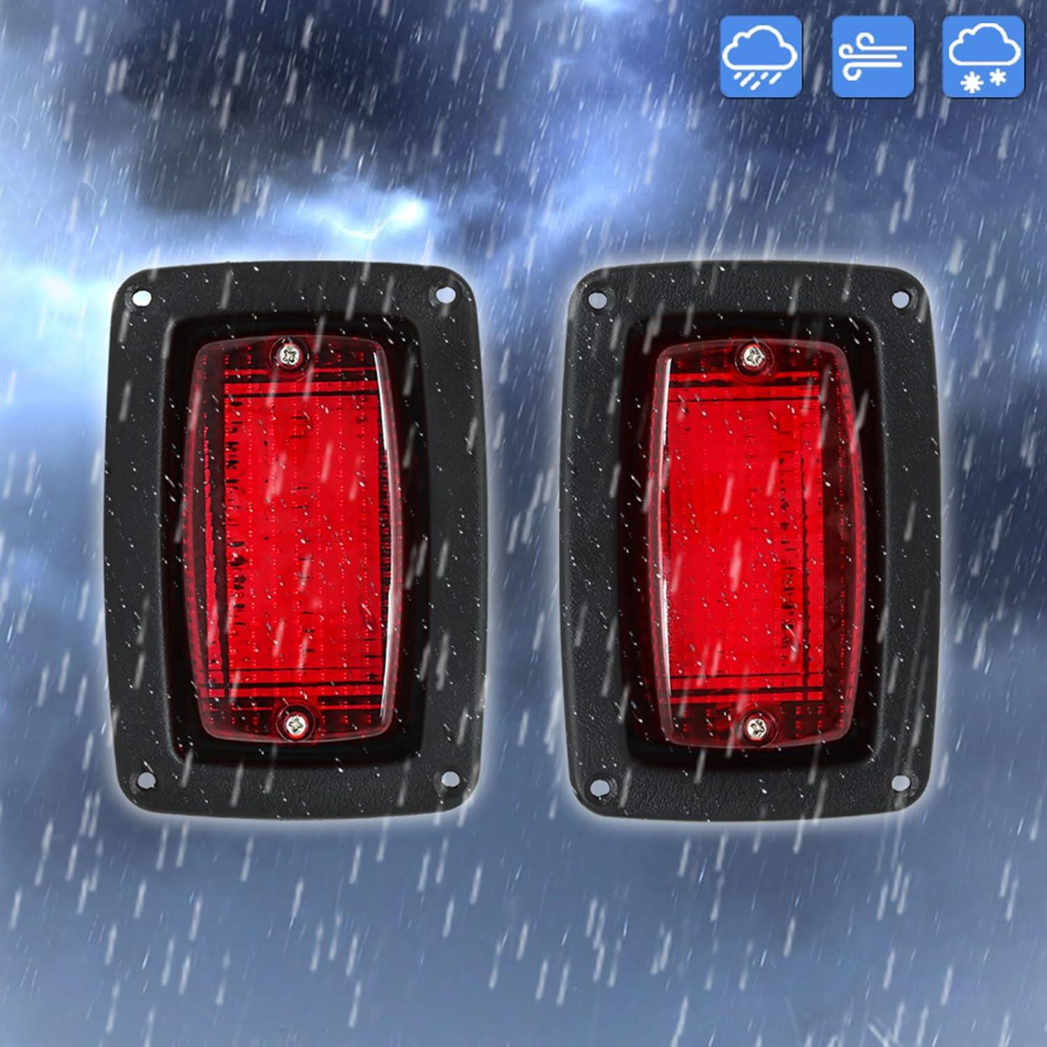 Par de Luces Traseras Waltyotur para Carrito de Golf 1982