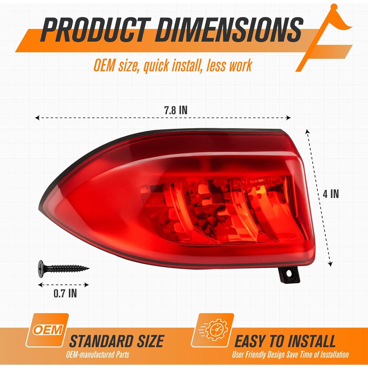 Kit de Luces Traseras LED Club Car Precedent 2004-Up 12V