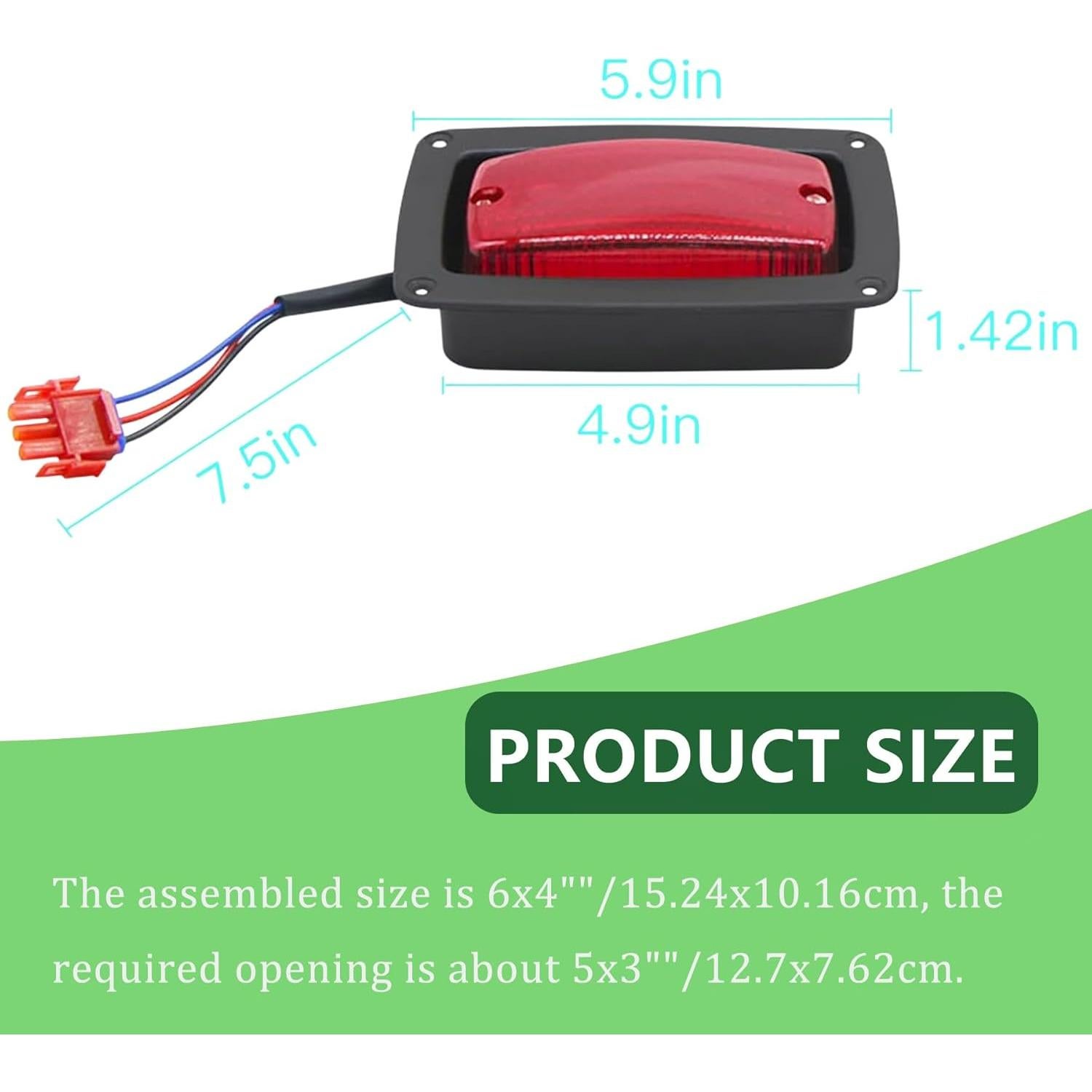 Luces Traseras Marddpair para Carrito de Golf DS Club Car 1982+