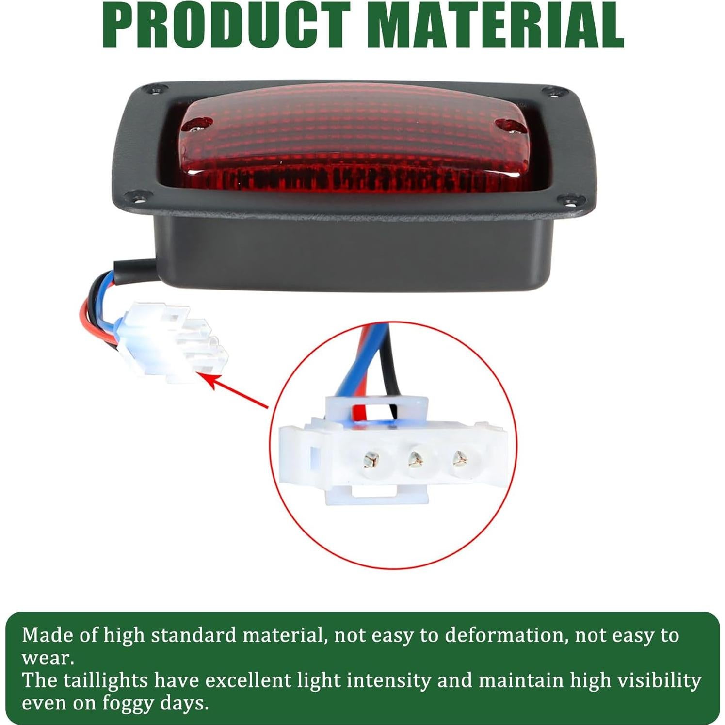 Luces Traseras Marddpair para Carrito de Golf DS Club Car 1982+