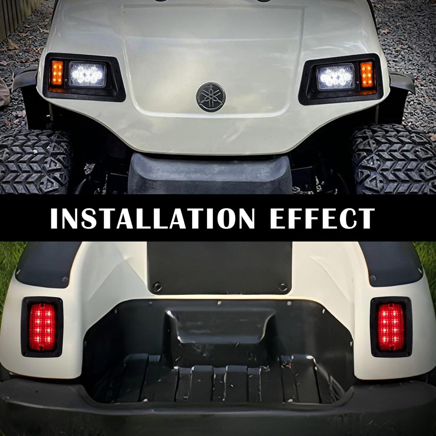 Kit de Luz LED Ajustable VPAHub para Carro de Golf YAMAHA G22