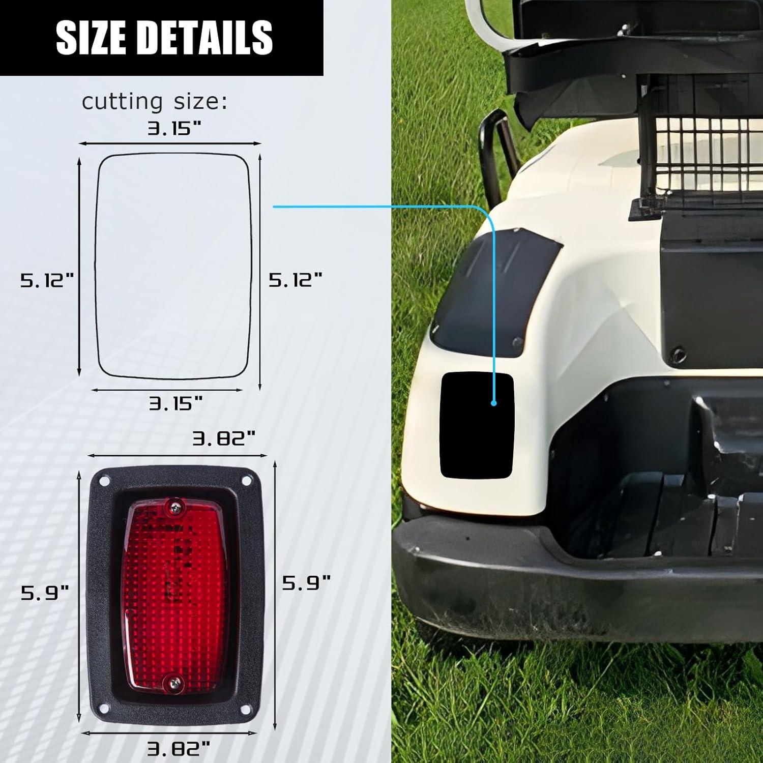 Kit de Luz LED Ajustable VPAHub para Carro de Golf YAMAHA G22
