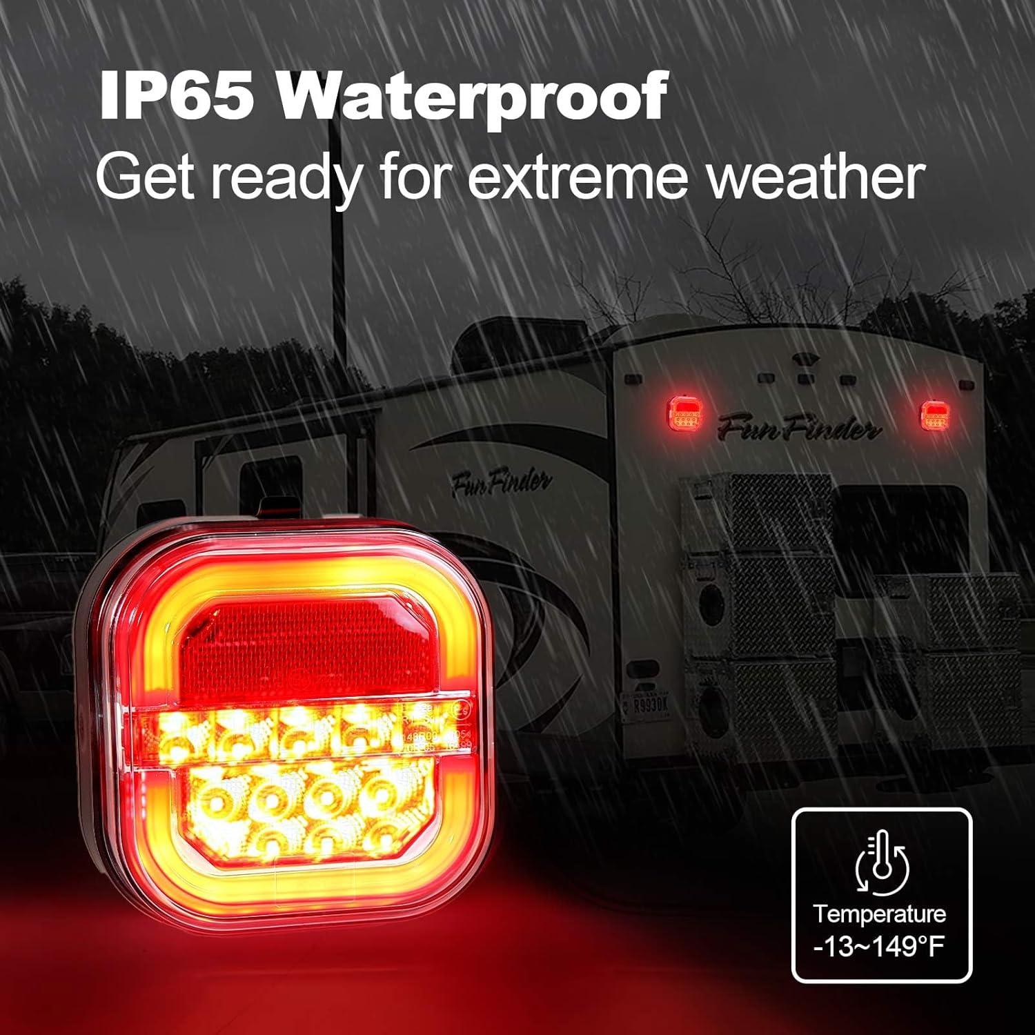 Luces de Remolque Inalámbricas NeaLia LED IP67 5W Rojo