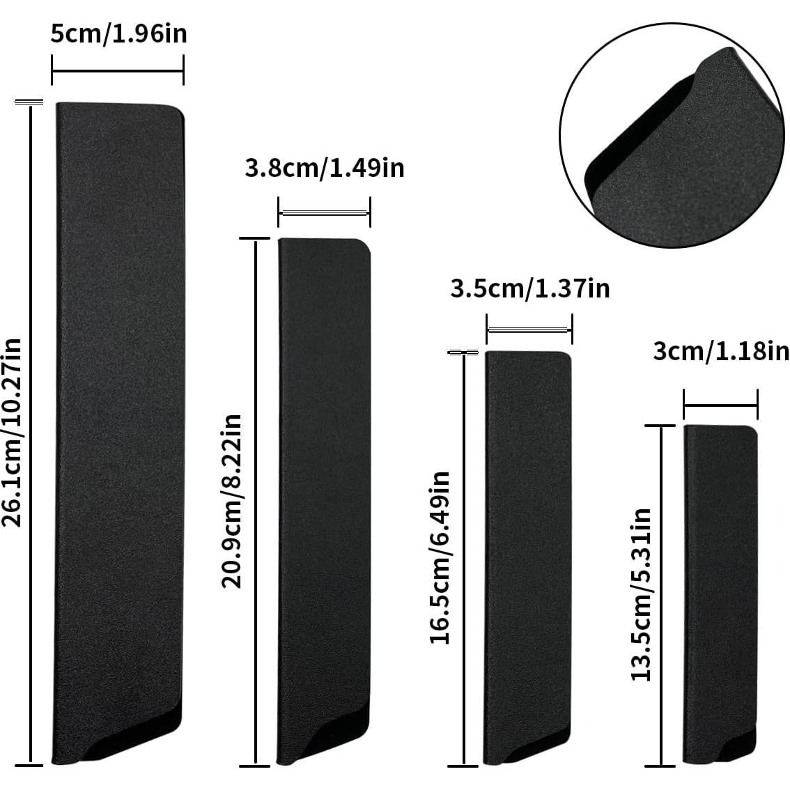 Juego de Protectores de Cuchillas Universales 4 Piezas - ABS
