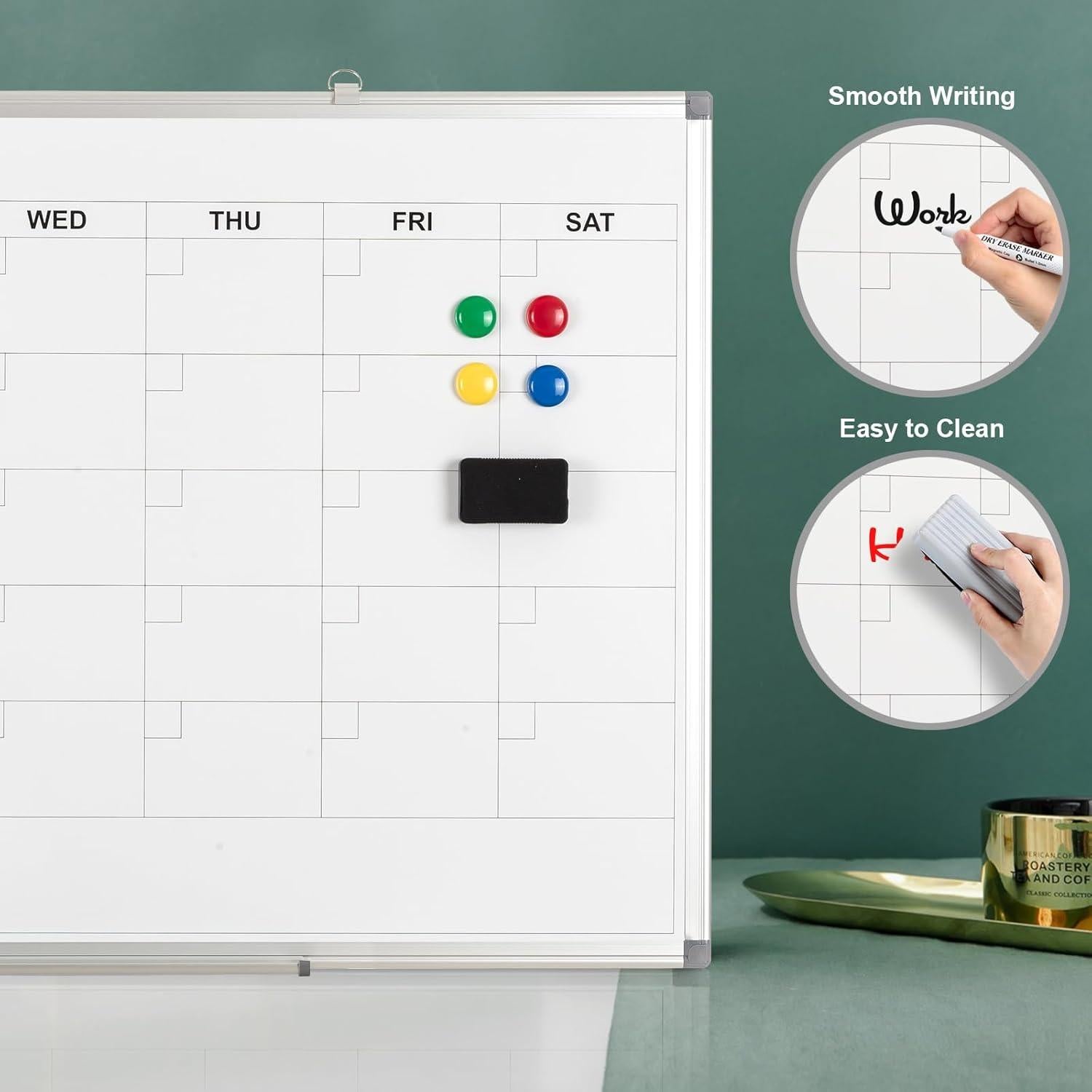 Calendario Magnético Mensual Comix 91.4 x 61 cm con Marcadores