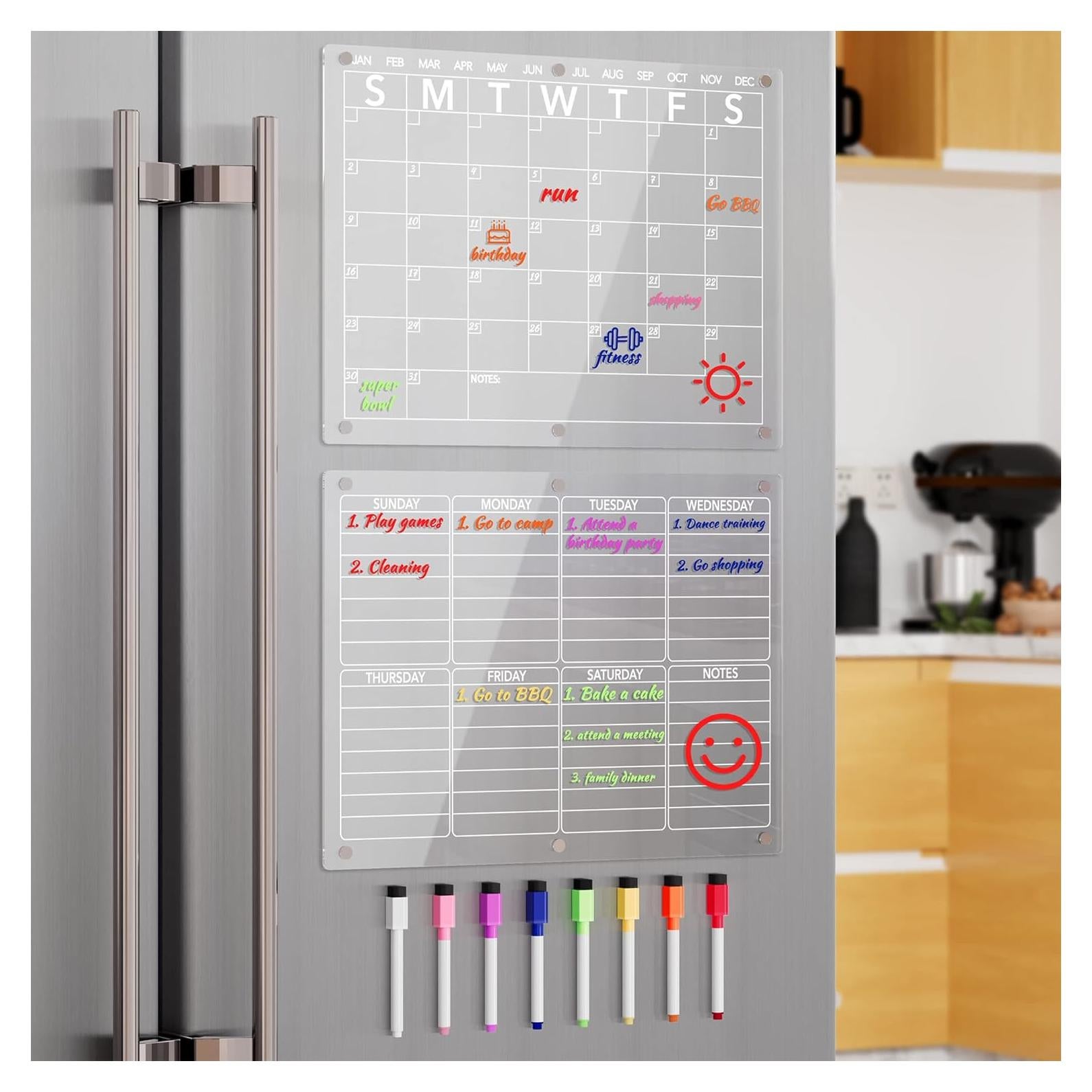 Calendario Magnético de Pizarra Blanca Neatsure 38.1x27.9cm