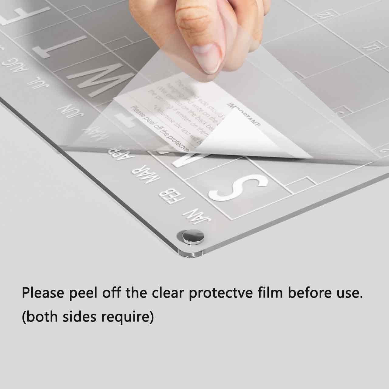 Calendario Magnético de Pizarra Blanca Neatsure 38.1x27.9cm