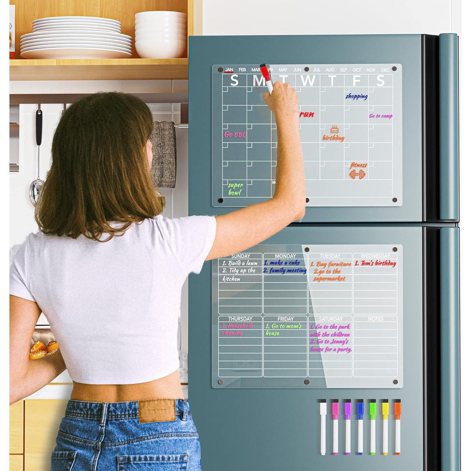 Calendario Magnético de Pizarra Blanca Neatsure 38.1x27.9cm