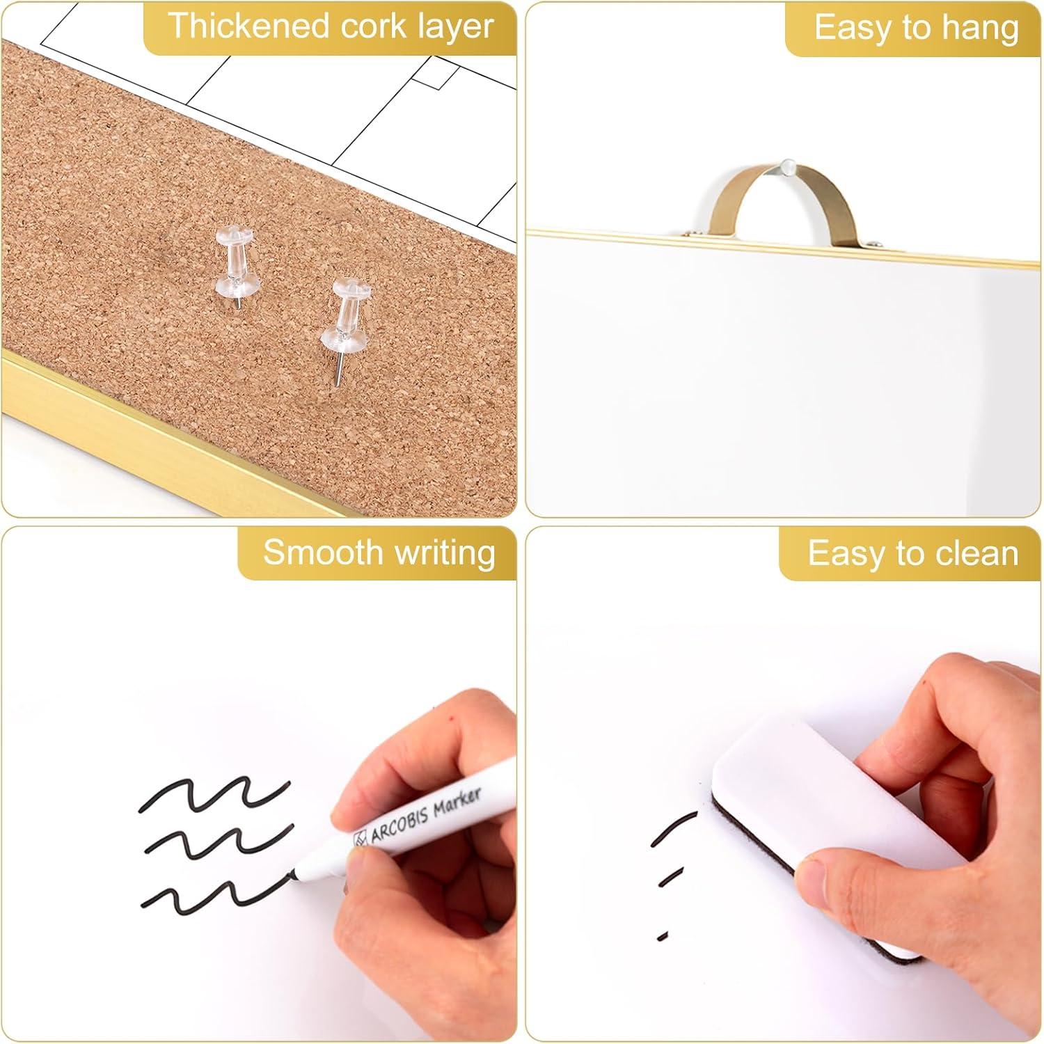 Calendario de Borrado en Seco ARCOBIS 30.48x40.64cm Doble Cara