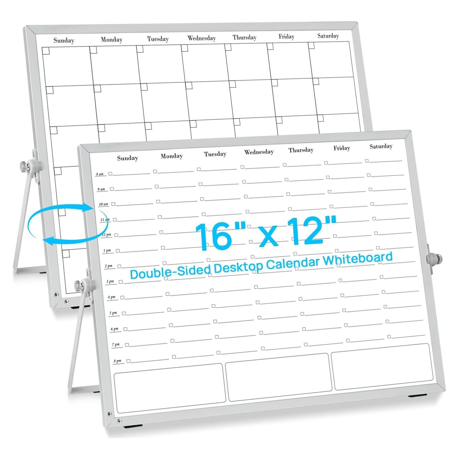 Pizarra Blanca Magnética Doble Cara ONAVIA 40.64x30.48 cm