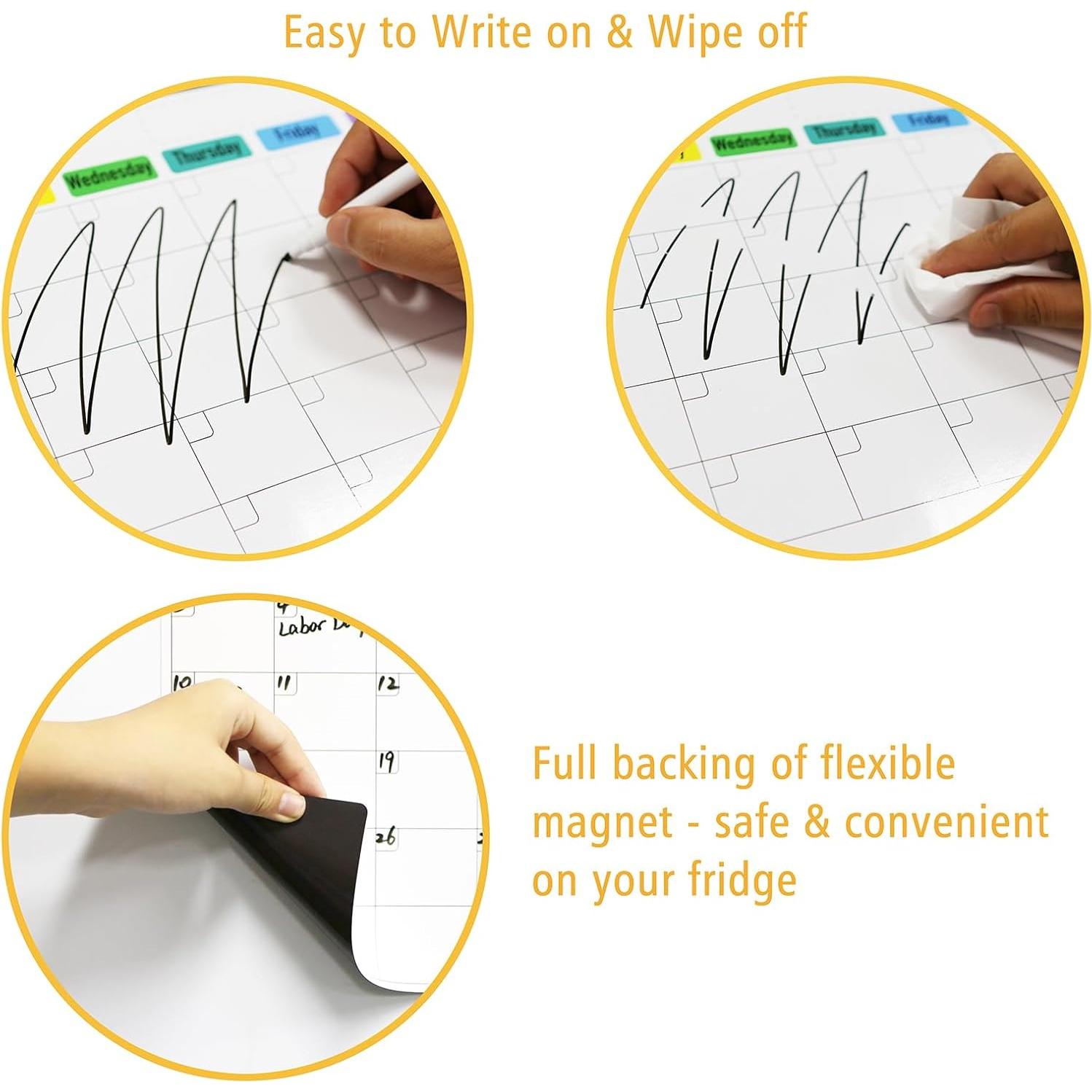 Calendario Magnético ZazzyKid 3 Piezas 37.1x29.5 cm