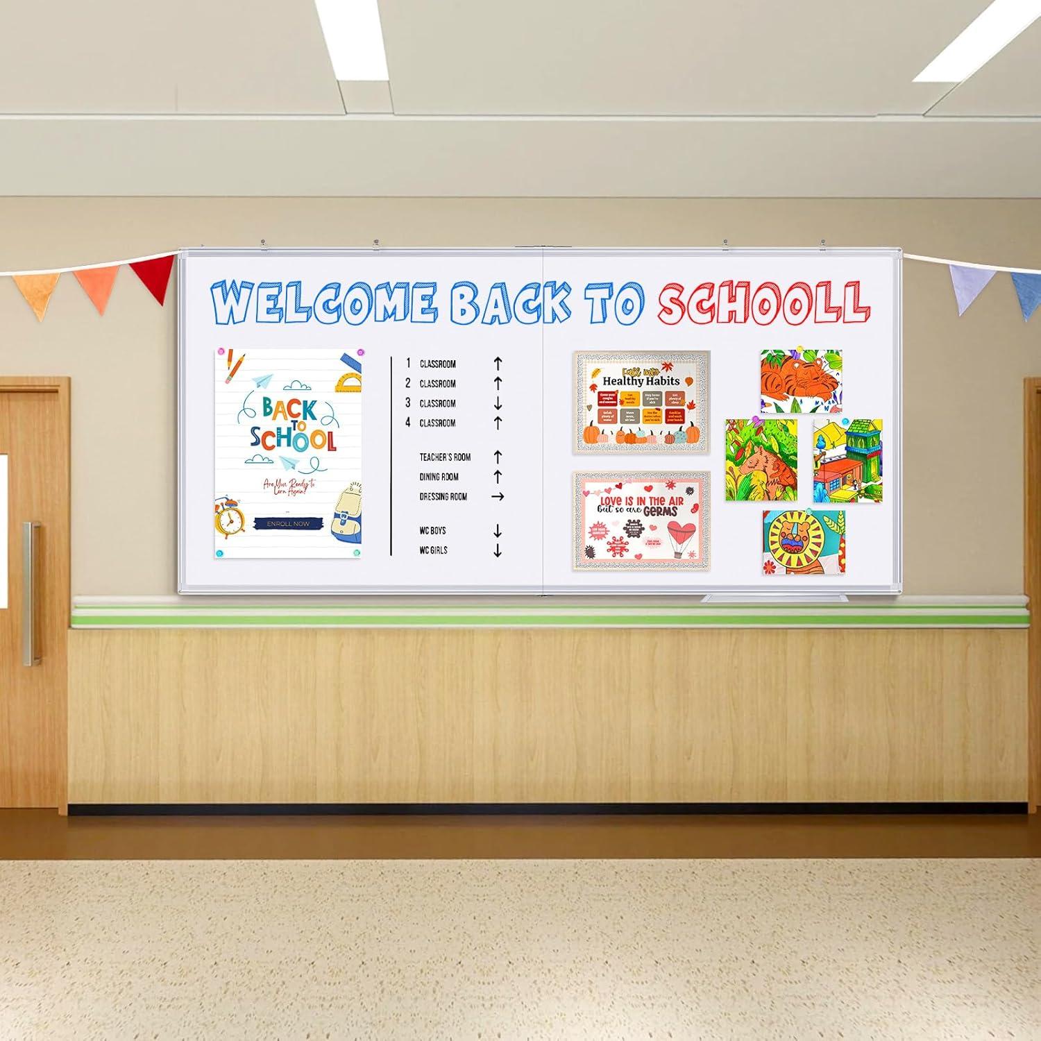 Pizarra Blanca Magnética 96x122 cm Maxtek con Bandeja