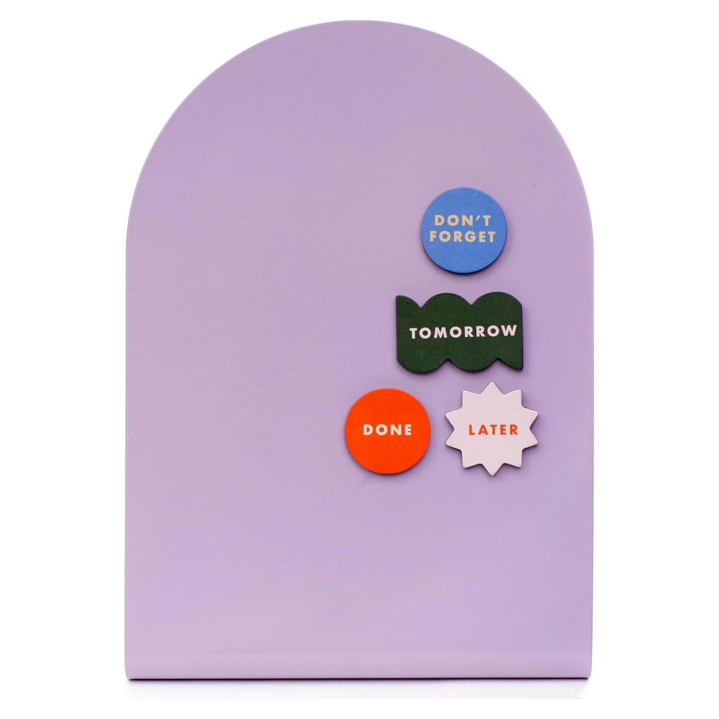 Tablero Magnético Púrpura Kikkerland INK21-P con 4 Imanes