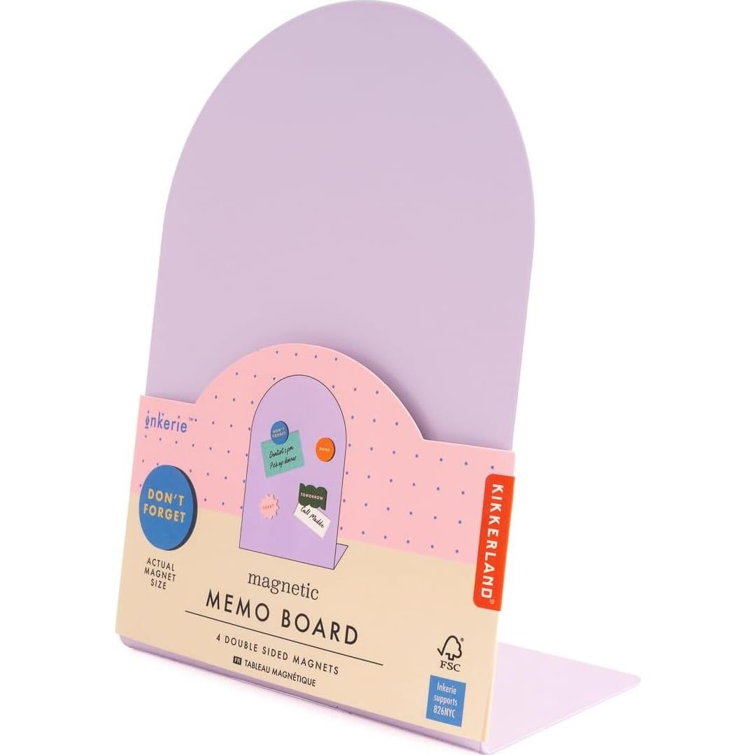 Tablero Magnético Púrpura Kikkerland INK21-P con 4 Imanes