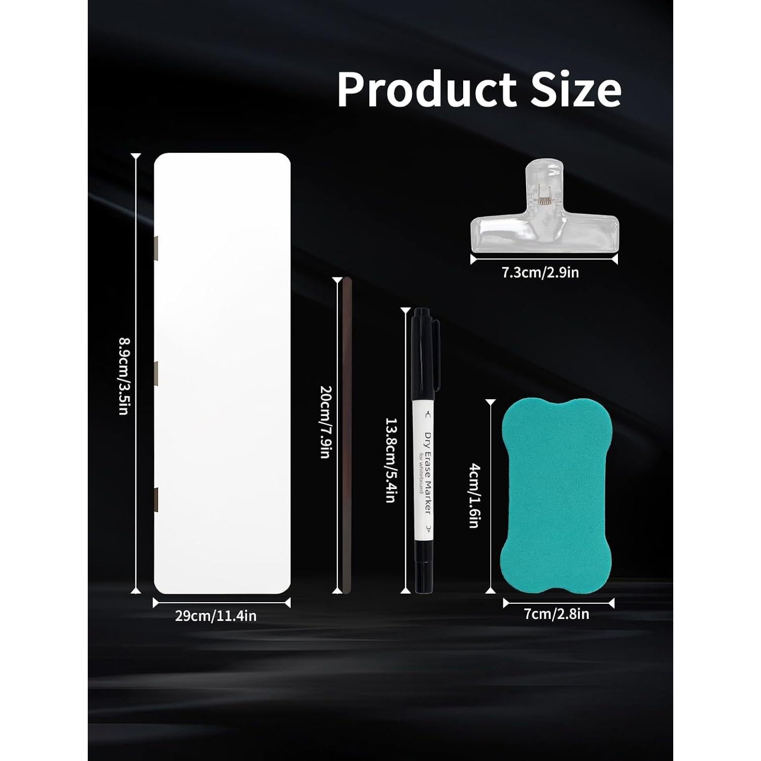 Tablero Magnético Fuginogi para Notas - Doble Cara, 2 Piezas