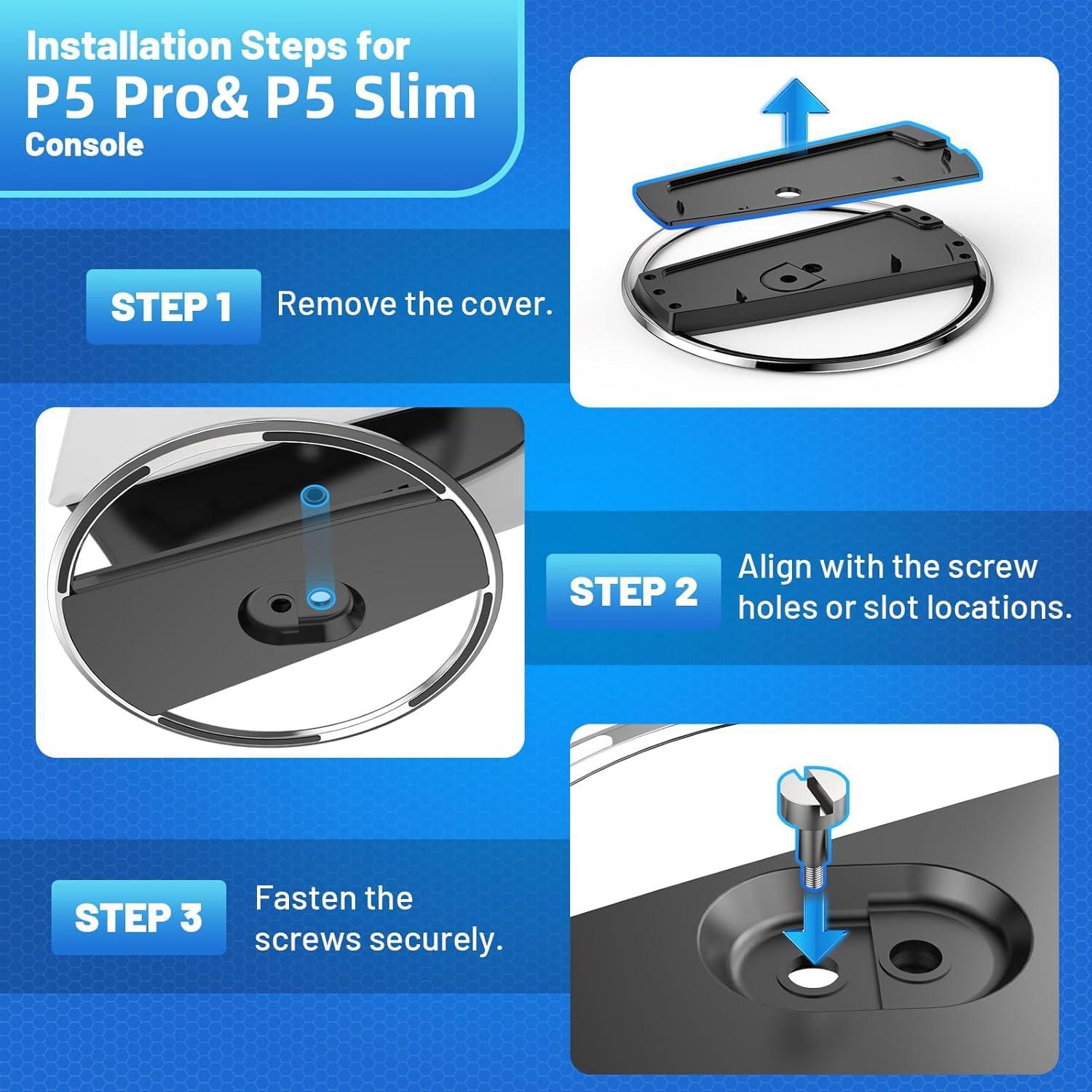 Soporte Vertical para Consola P5 Pro/Slim TanReginal - Estable y Minimalista