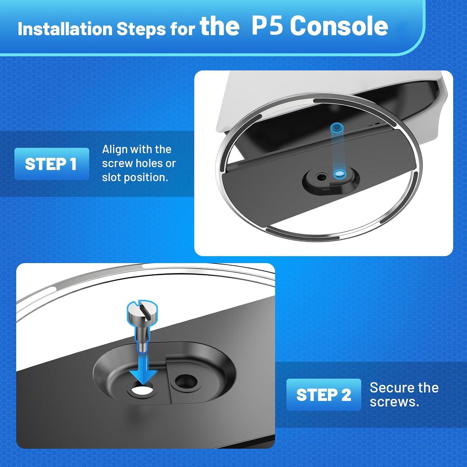 Soporte Vertical para Consola P5 Pro/Slim TanReginal - Estable y Minimalista