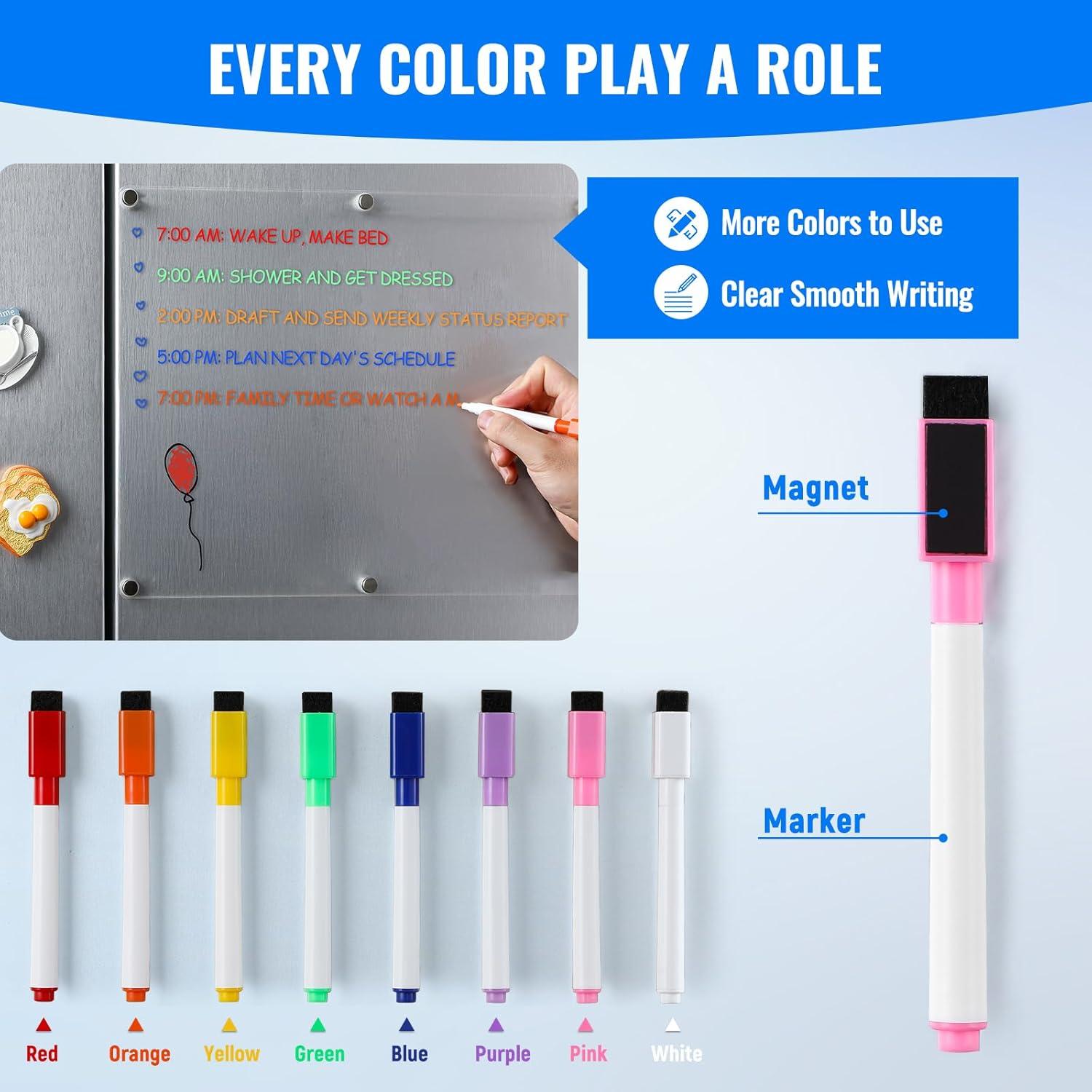 Pizarra Blanca Magnética Acrílica LANDNEOO 36.83 x 29.21 cm