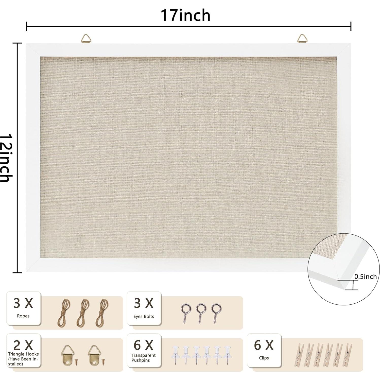 Tablero de corcho DAHAPYBOO 30x43 cm blanco para oficina