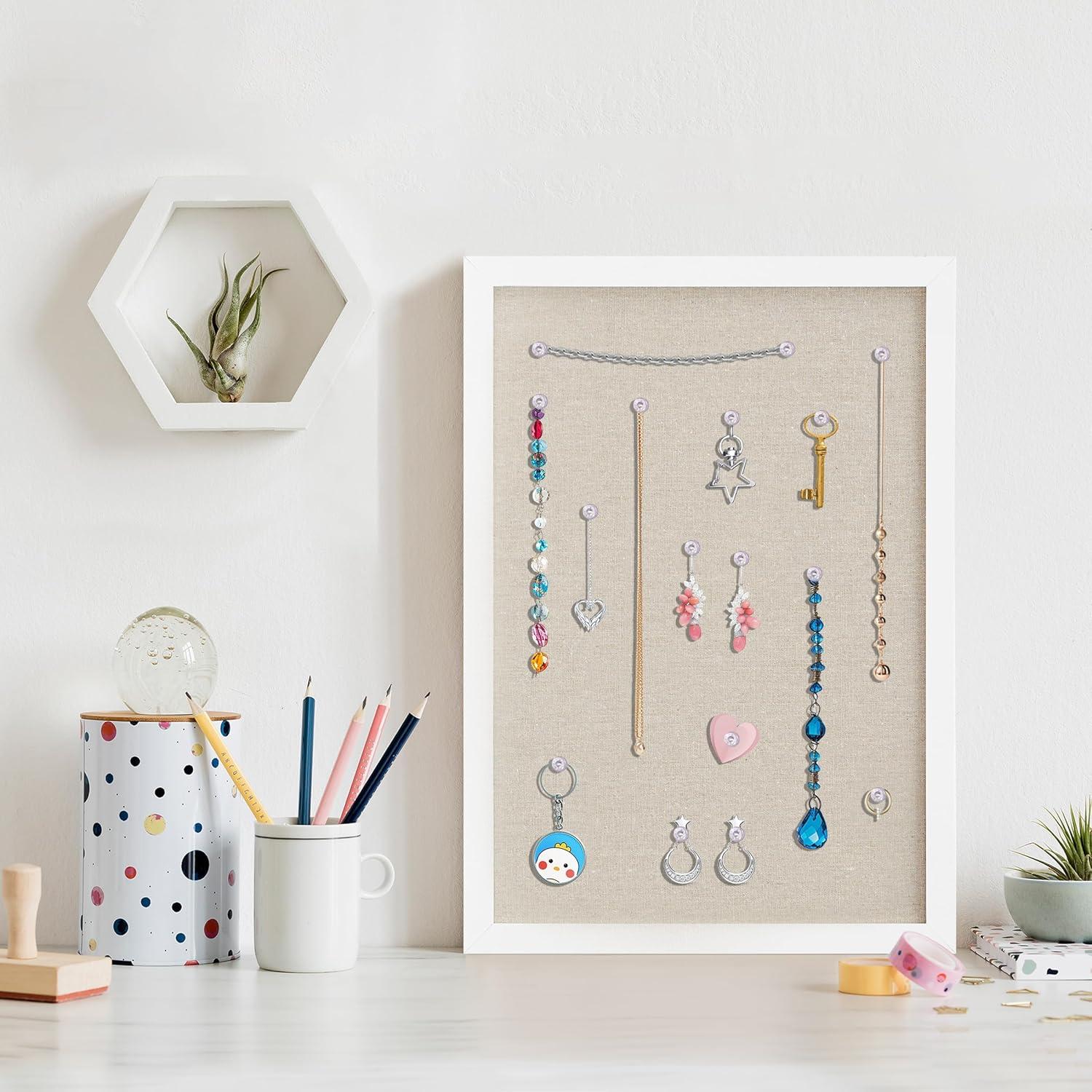 Tablero de corcho DAHAPYBOO 30x43 cm blanco para oficina