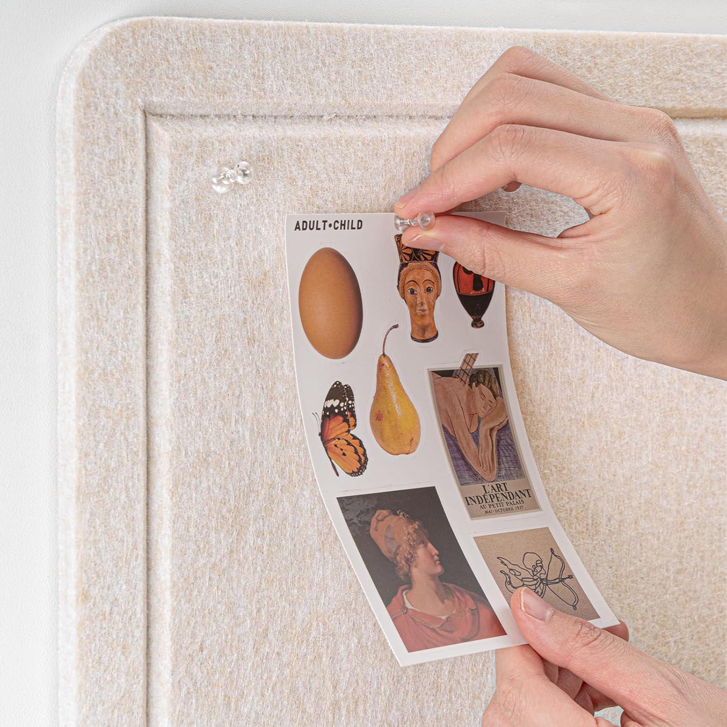 Tablero de Anuncios de Fieltro Lightomorrow 44.9x59.9 cm Avena