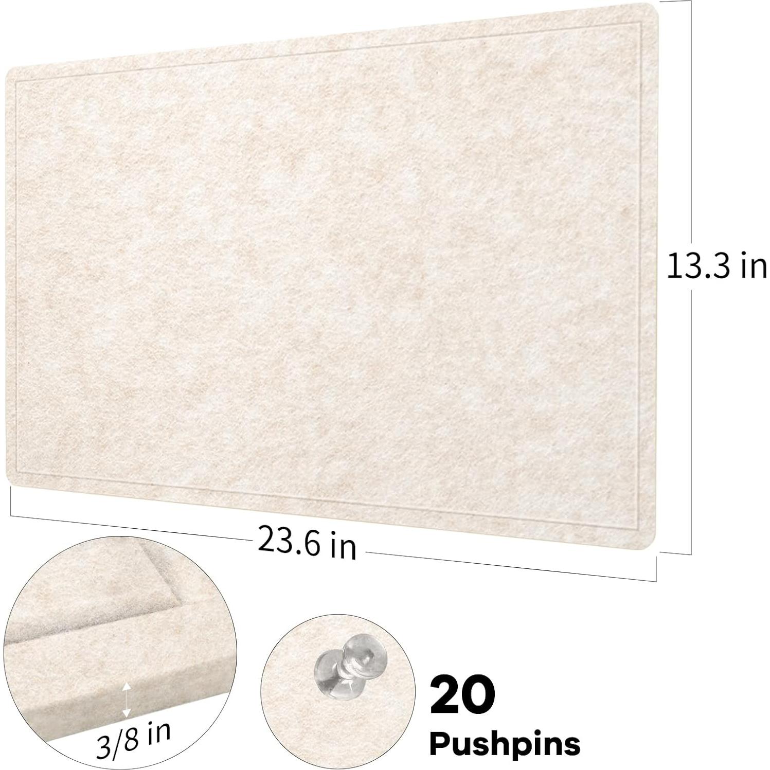 Tablero de Anuncios de Fieltro Lightomorrow 44.9x59.9 cm Avena
