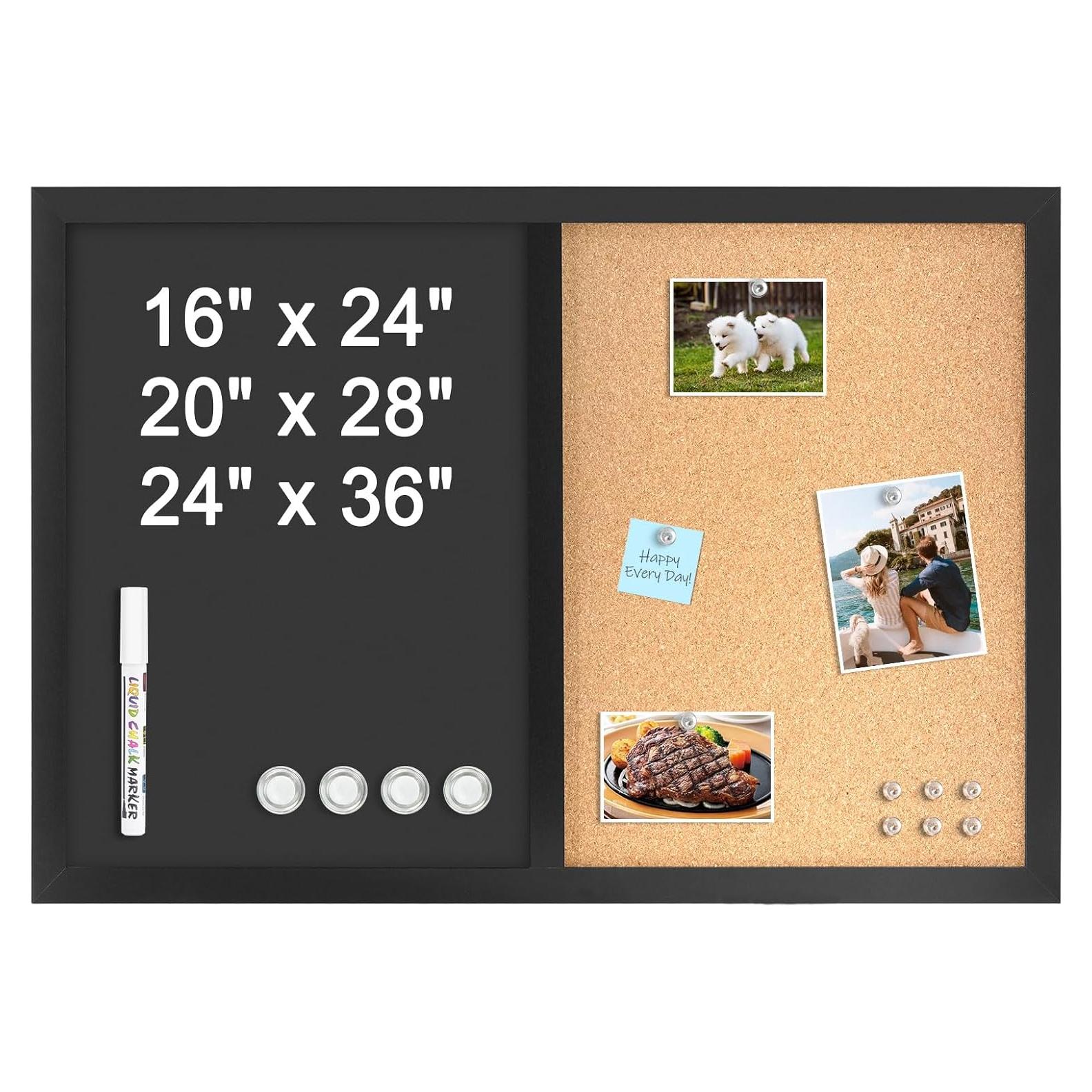 Combo Pizarra de Tiza y Corcho 4 THOUGHT 61x41 cm