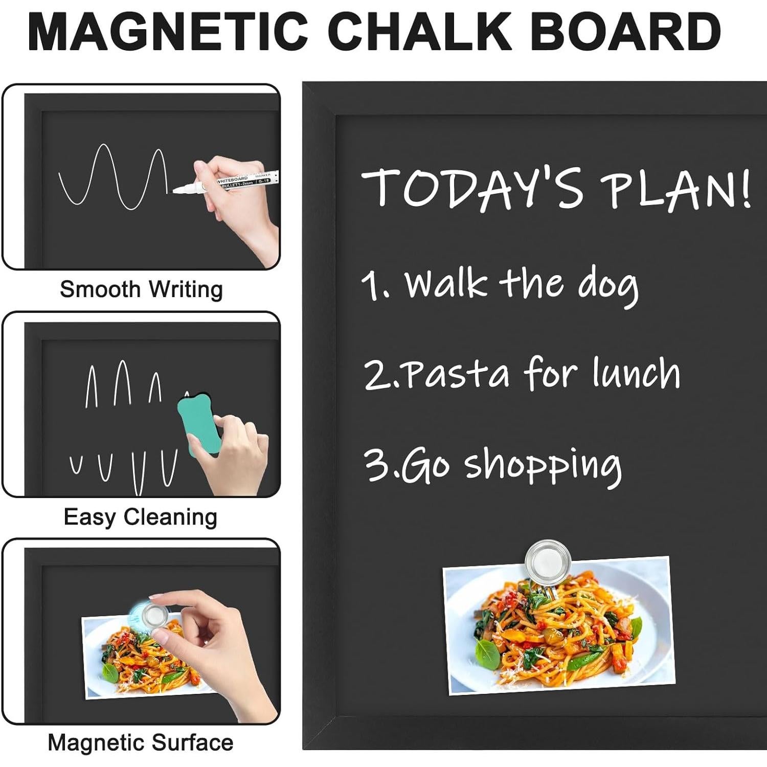 Combo Pizarra de Tiza y Corcho 4 THOUGHT 61x41 cm