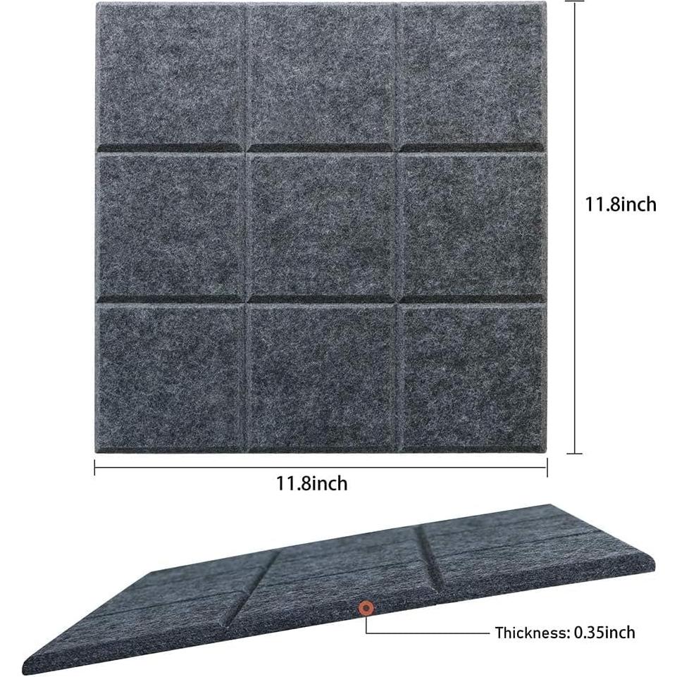 Tableros de Corcho Uoisaiko 30x30 cm - Paquete de 6 con Chinchetas