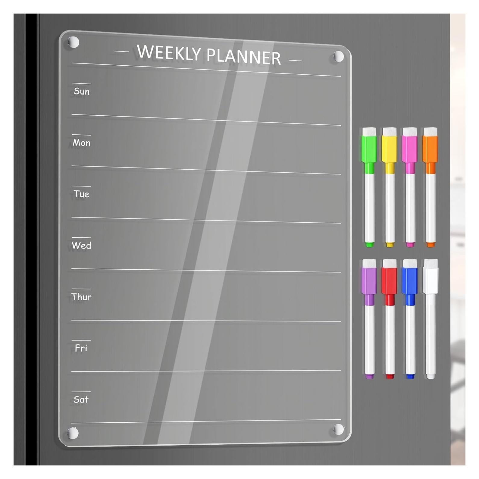 Tablero Magnético de Planificación Semanal OORAII 30x23cm