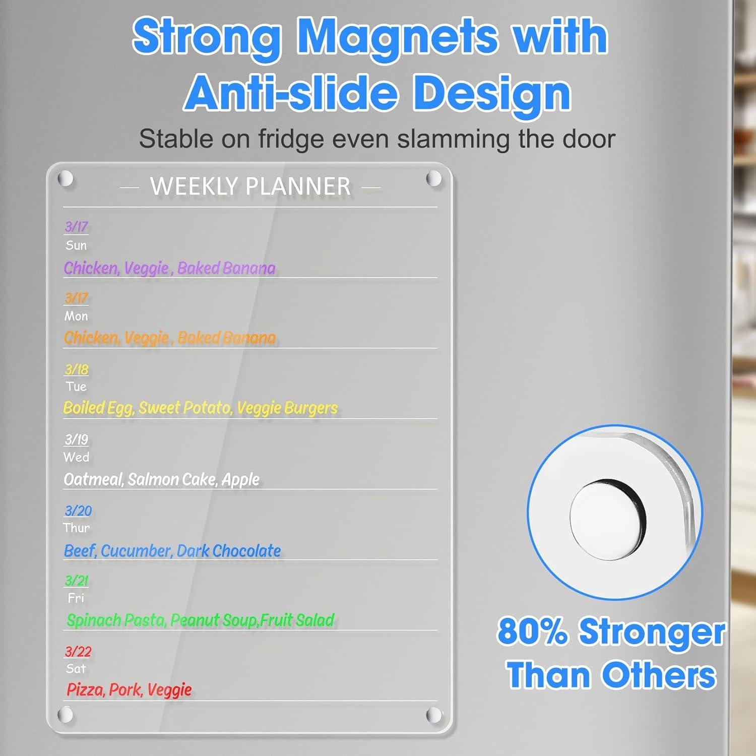 Tablero Magnético de Planificación Semanal OORAII 30x23cm