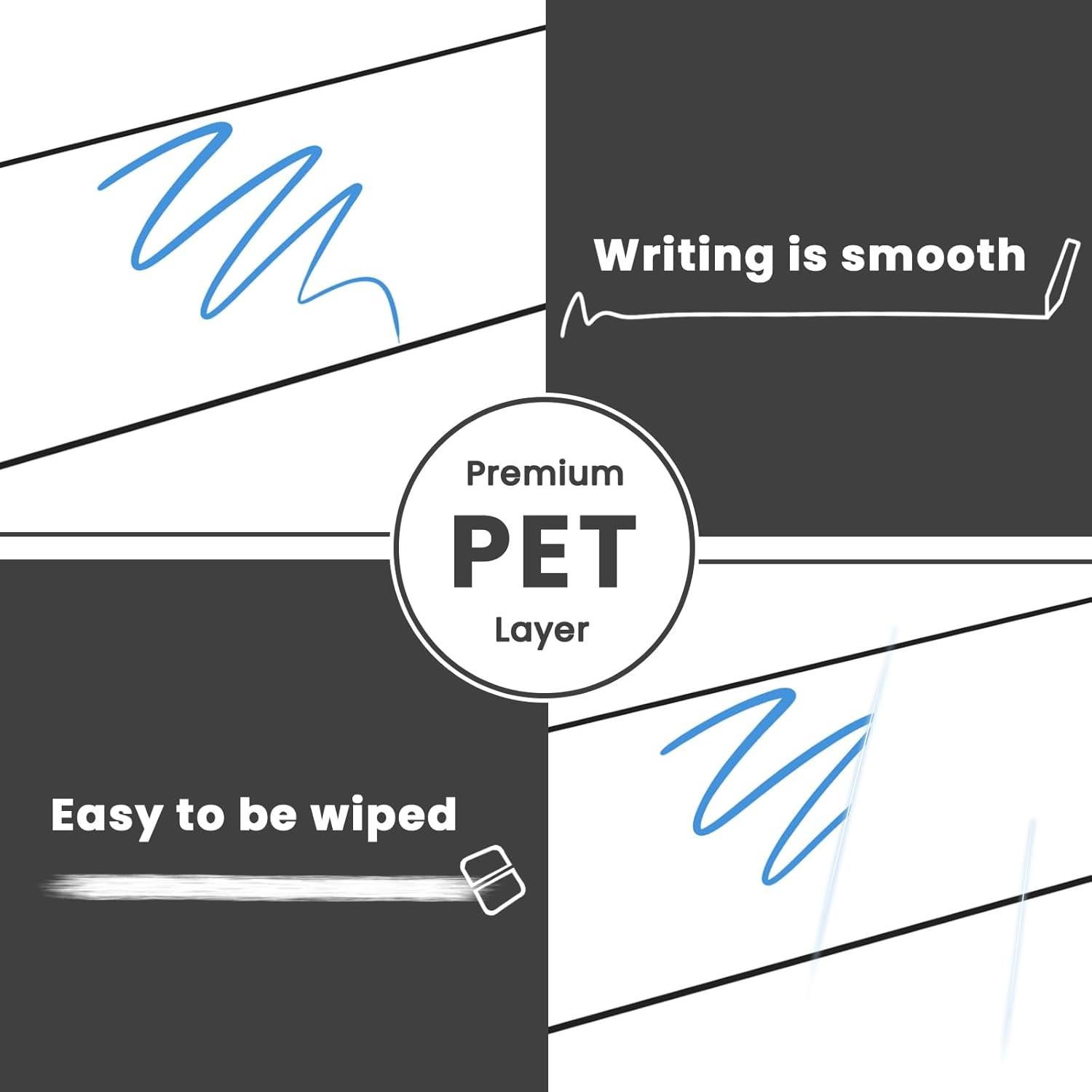 Tablero Magnético Borrable ALEZEL 20.32cm con Planificador Semanal