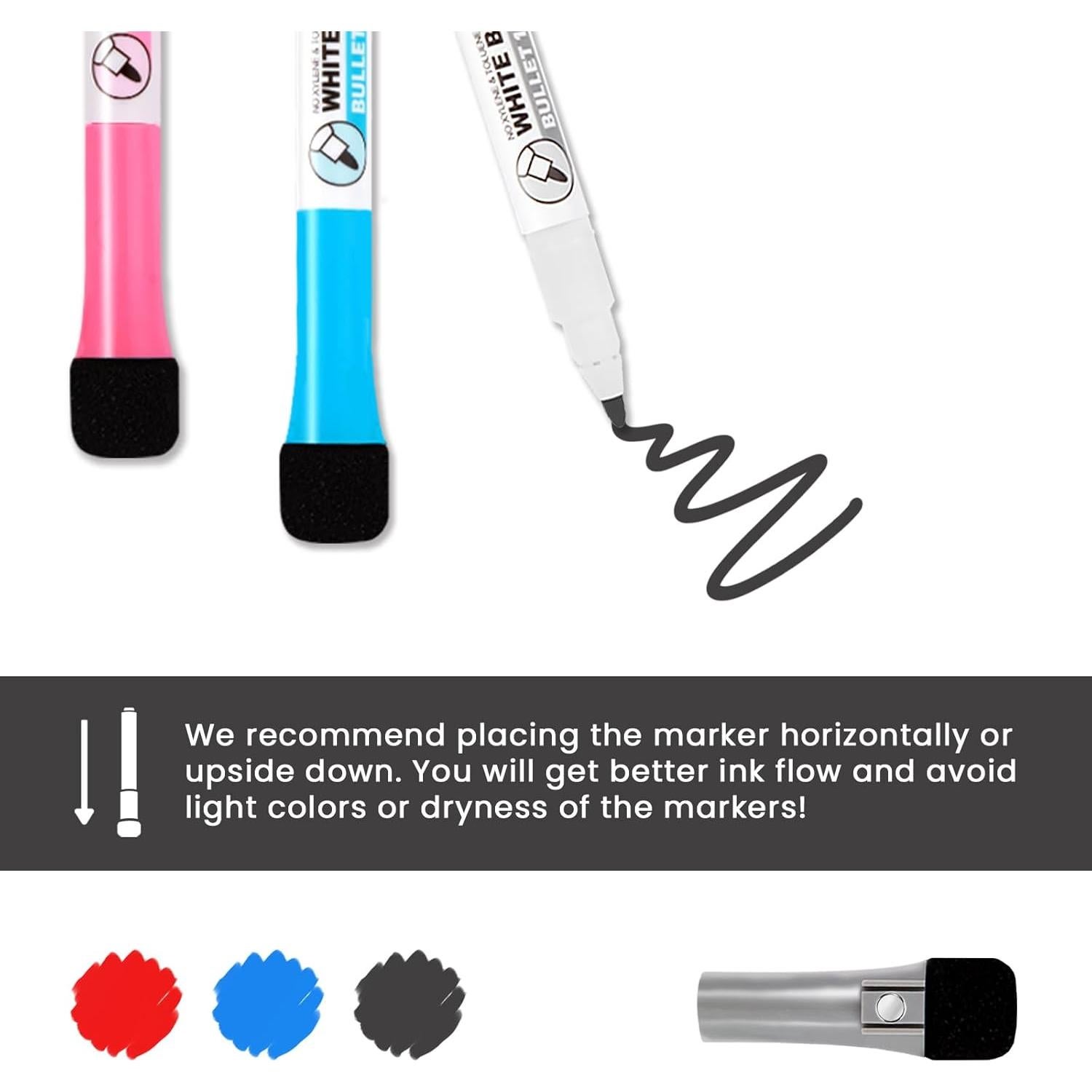 Tablero Magnético Borrable ALEZEL 20.32cm con Planificador Semanal