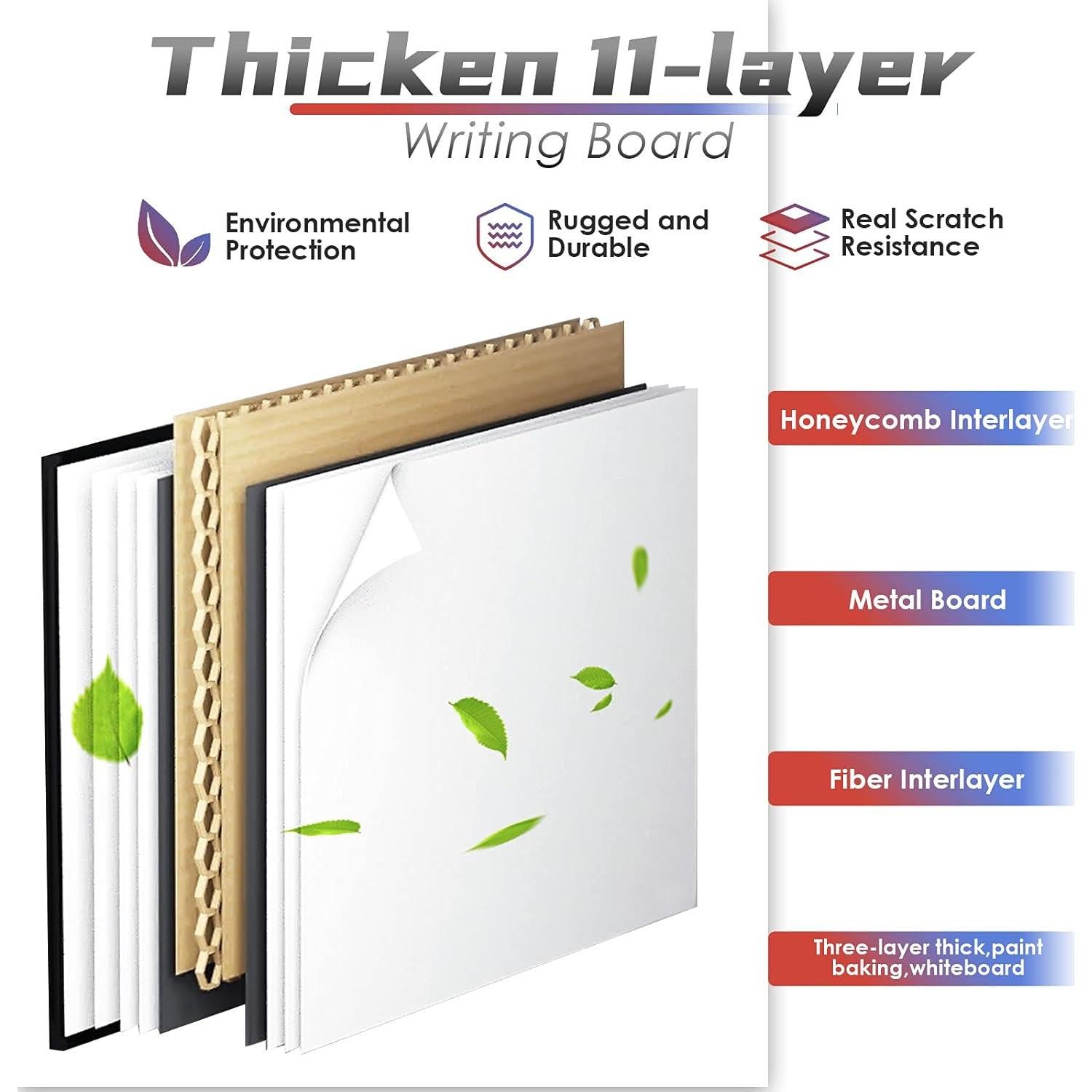 Pizarra Blanca Móvil FLEDEX 101.6x61 cm Doble Cara con Ruedas