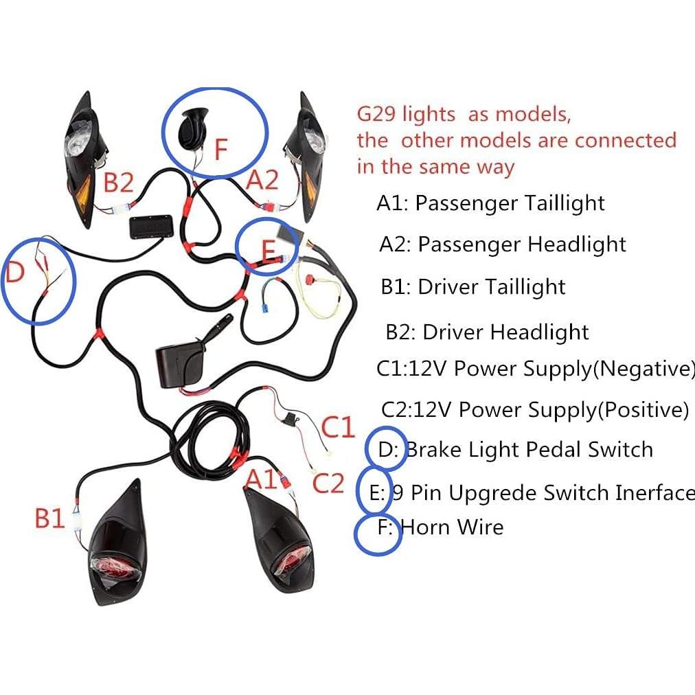 Kit de Señal de Giro Dr.Acces para Carrito de Golf 12V