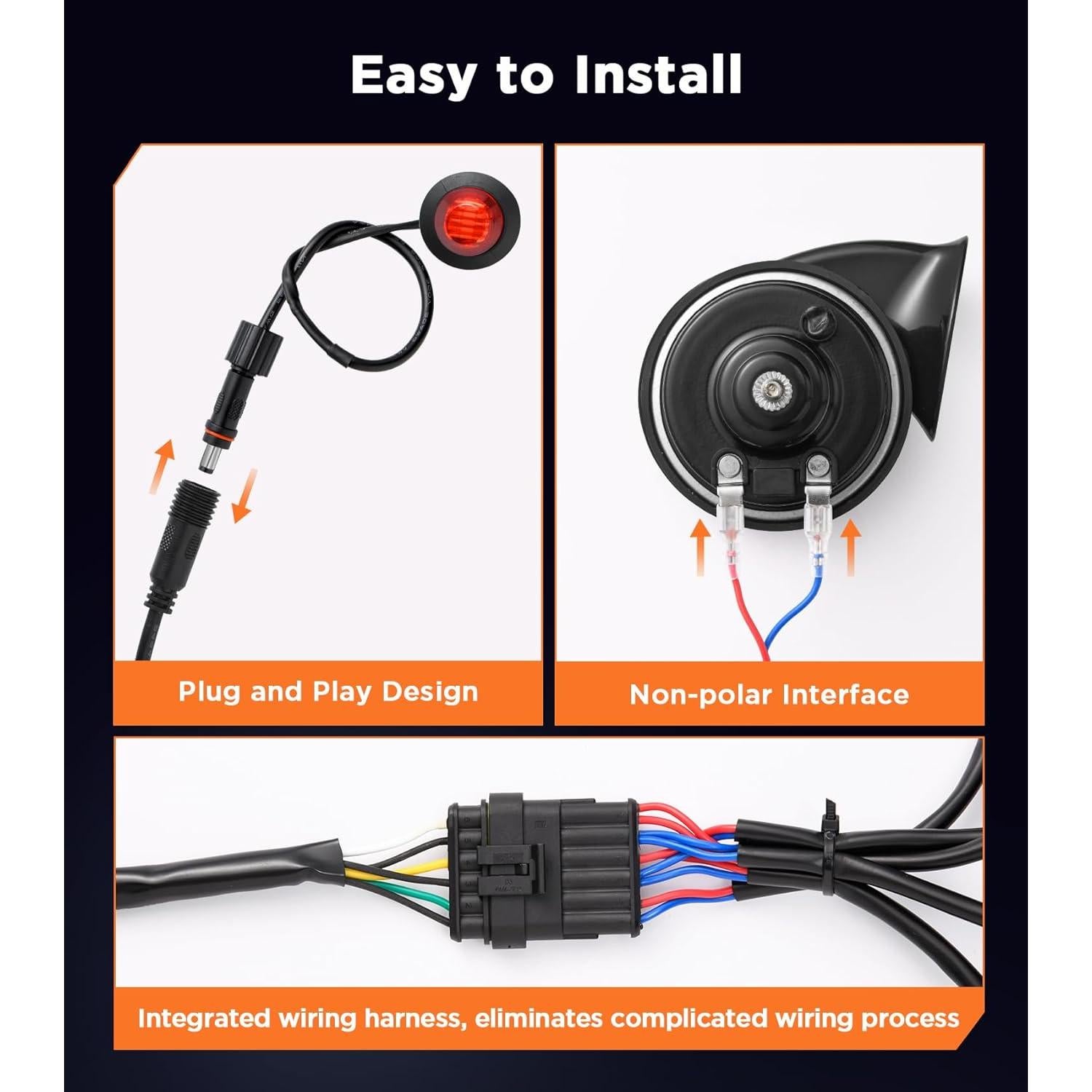 Kit de Señal de Giro Ehaho UTV con Claxon 110dB Universal