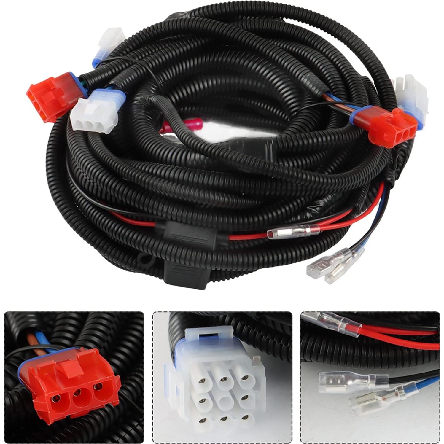 Kit de Luz Completo WFLNHB para Carro de Golf DS 1993+ 12V