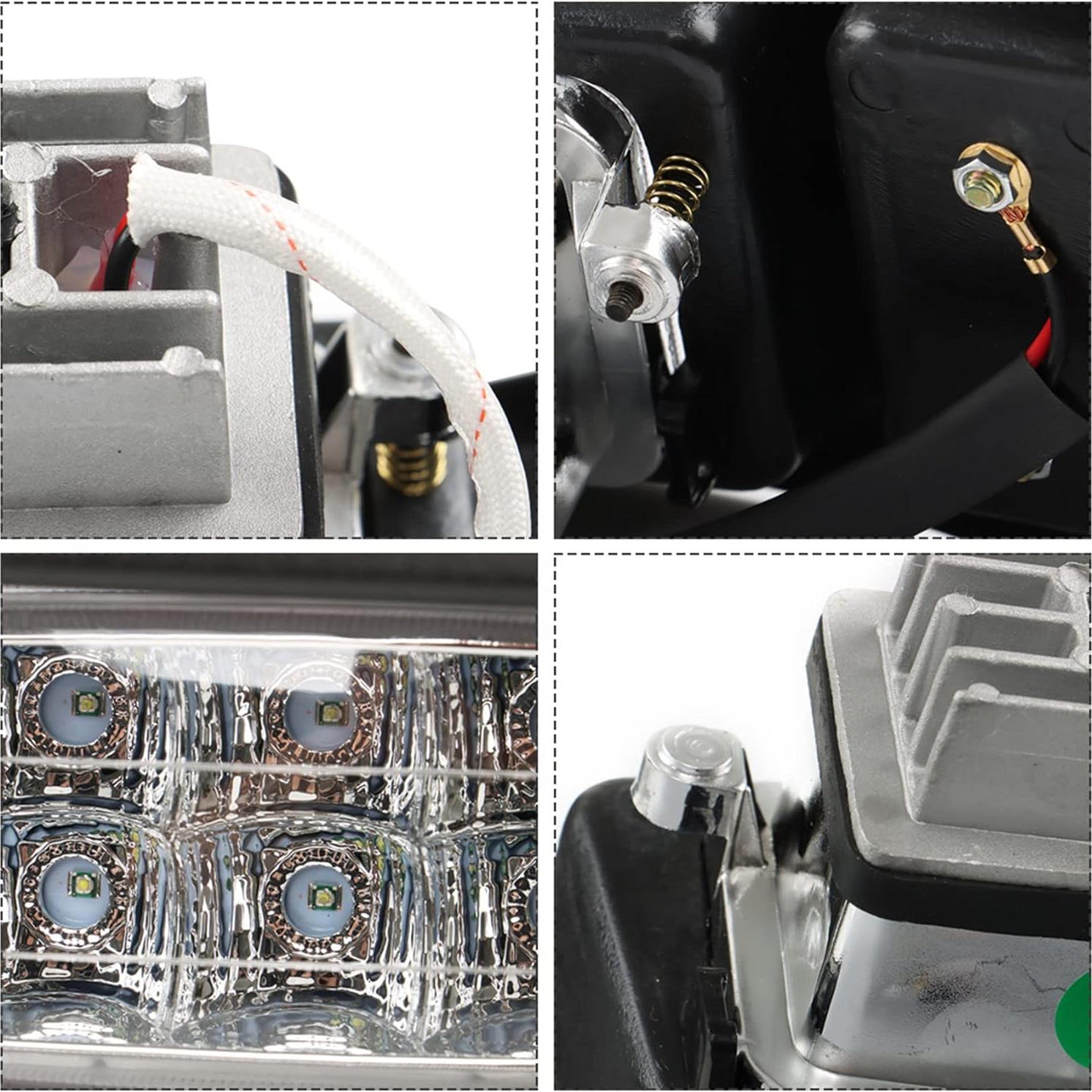 Kit de Luz Completo WFLNHB para Carro de Golf DS 1993+ 12V